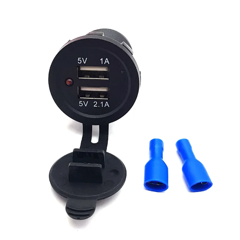شارژر USB خودرویی روپنلی گرد با دو خروجی