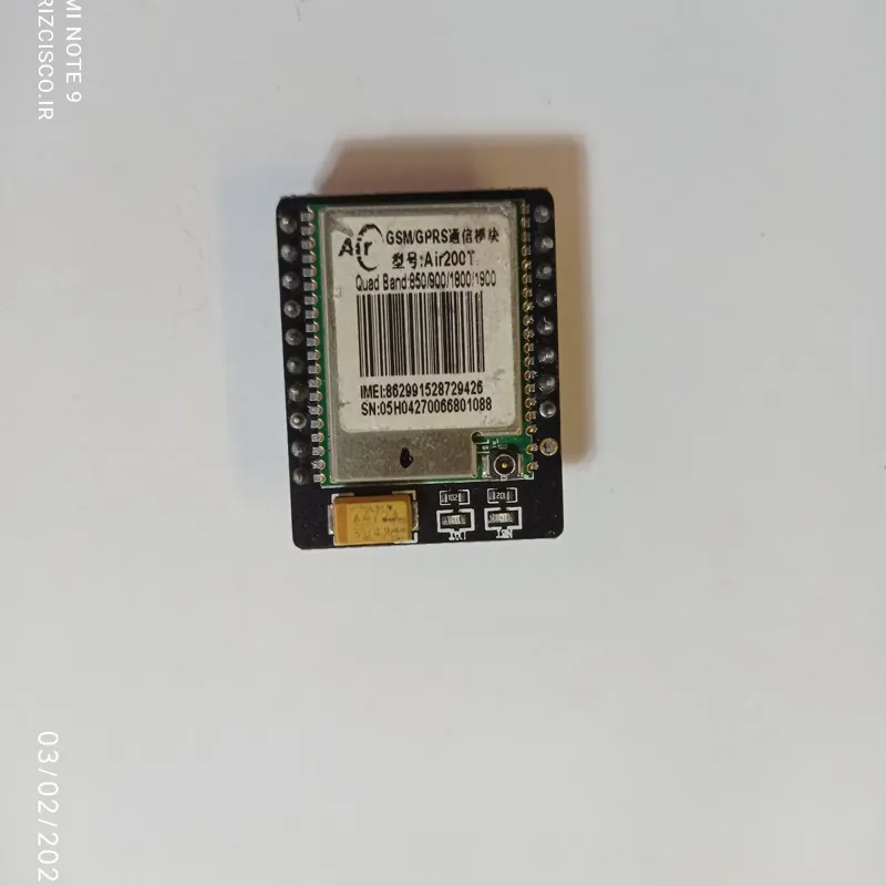 ماژول gsm 4 باند Air200 با قابلیت gprs/gsm/sms
