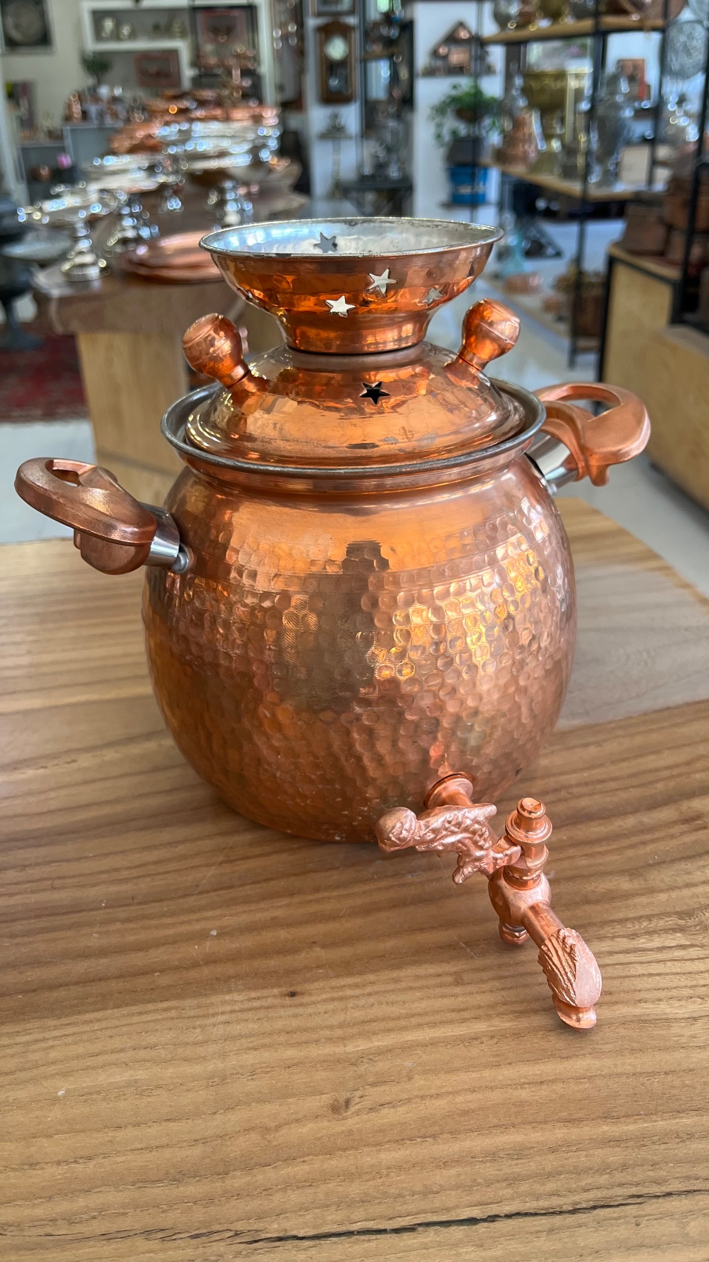کتری رو گازی مسی