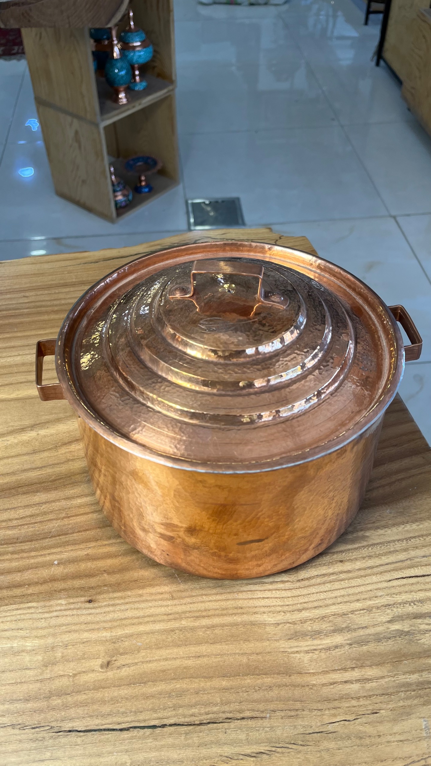 قابلمه دست ساز مسی