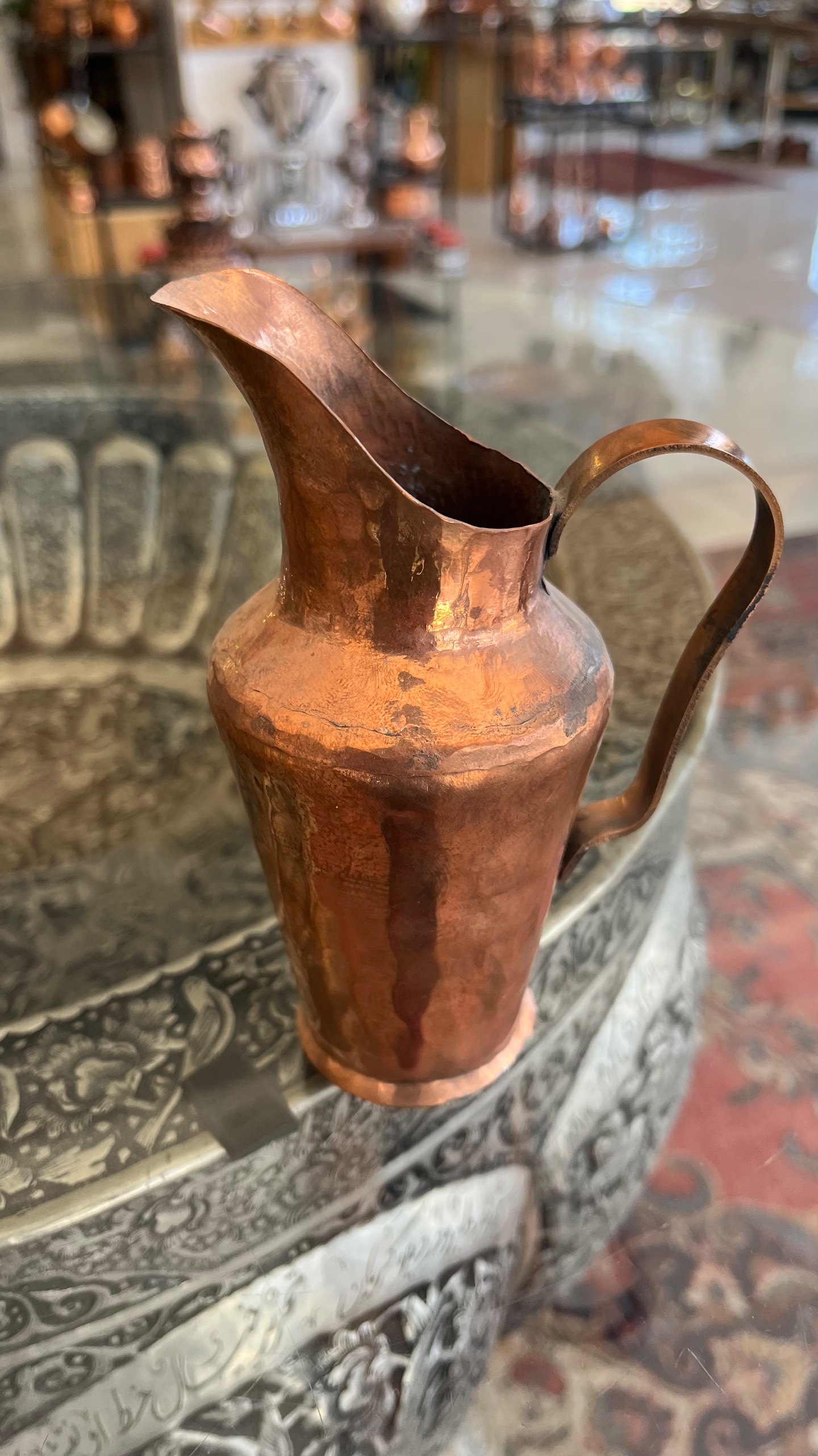 افتابه و پارچ مسی دکوری