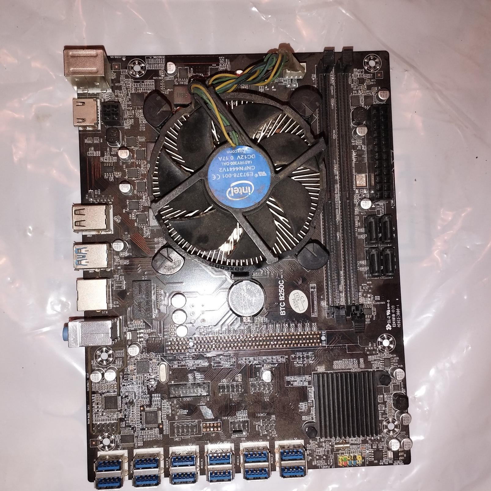 مادربورد مخصوص ماینینگ BTC B250C همراه با فن