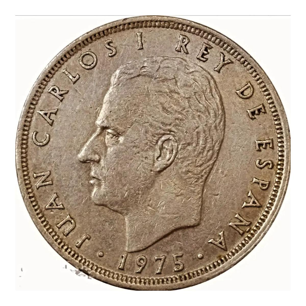 سکه 25 پزوتا اسپانیا 1975