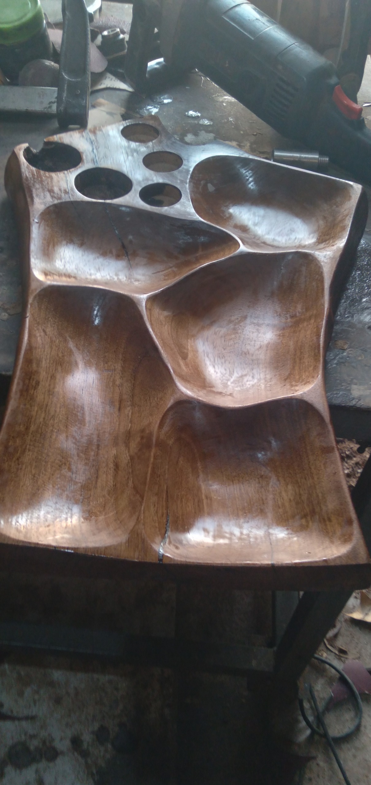 اردوخوری چوب گردو دستساز