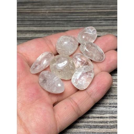 مزایده 7 عدد سنگ کریستال کوارتز شفاف طبیعی