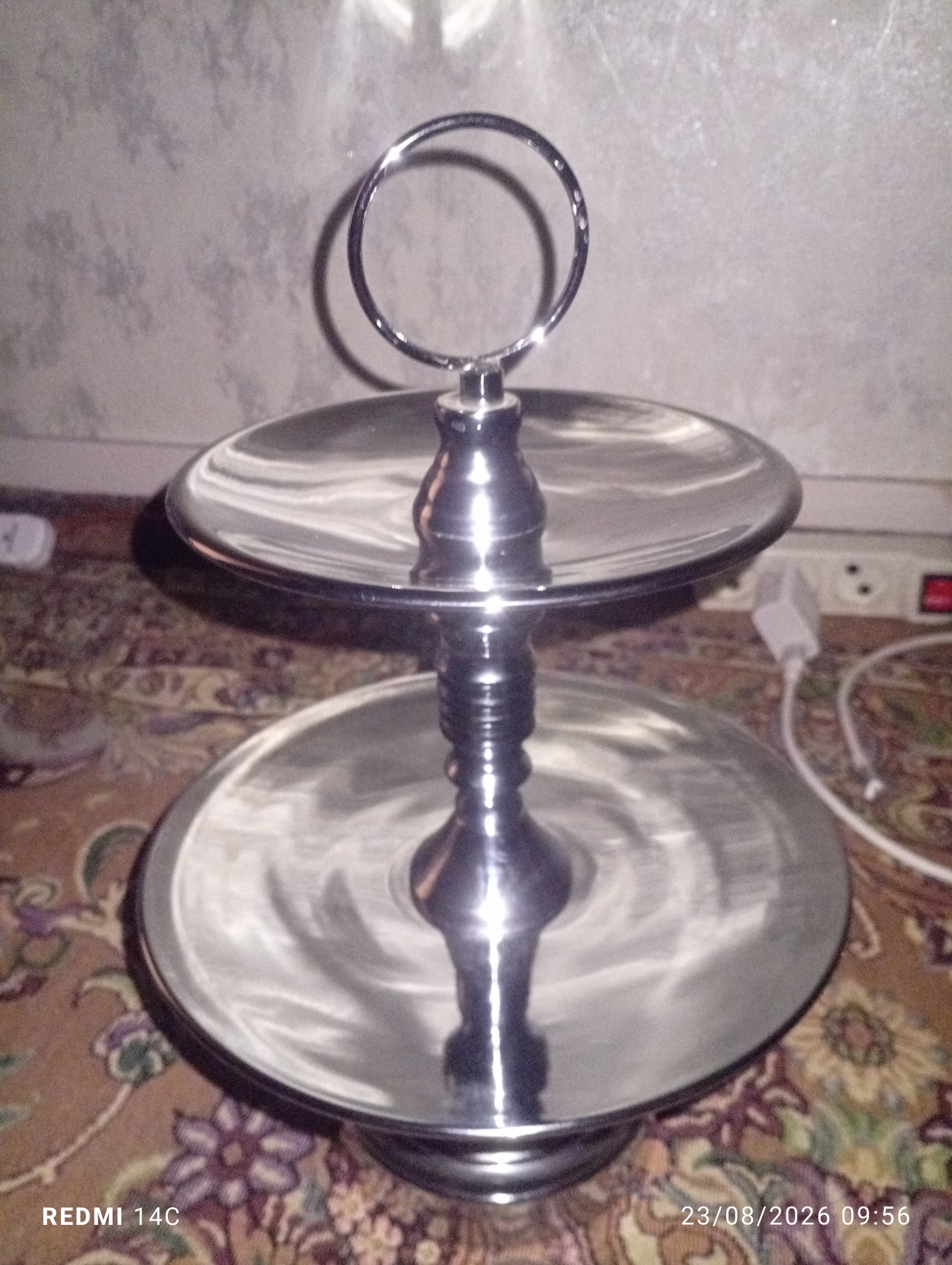 استند کیکو شیرینی خوری تمام استیل نو