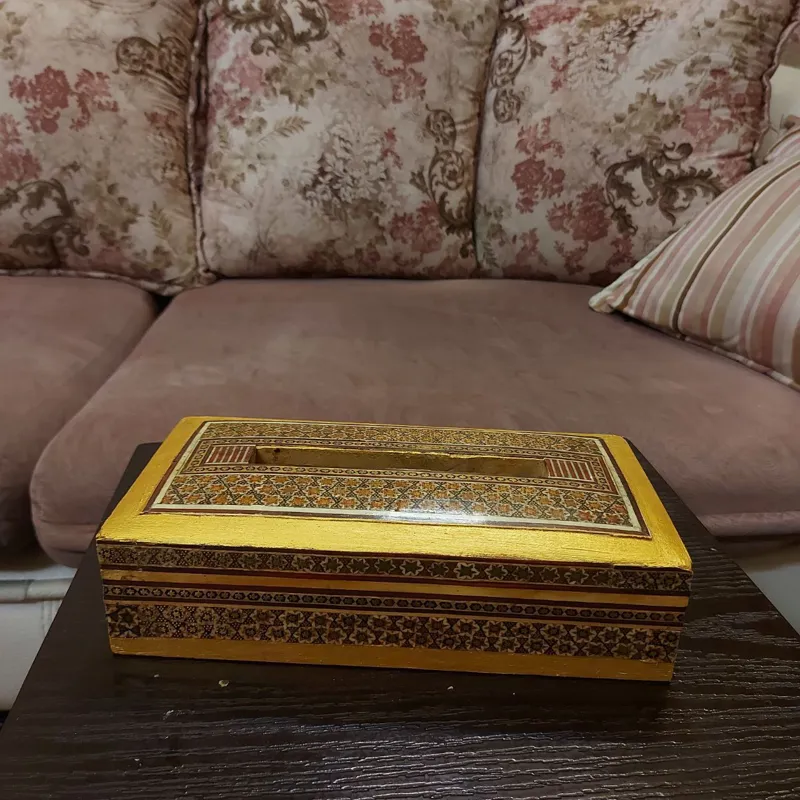 جا دستمالی خاتم کاری قدیمی خاتم کاری کار دست
