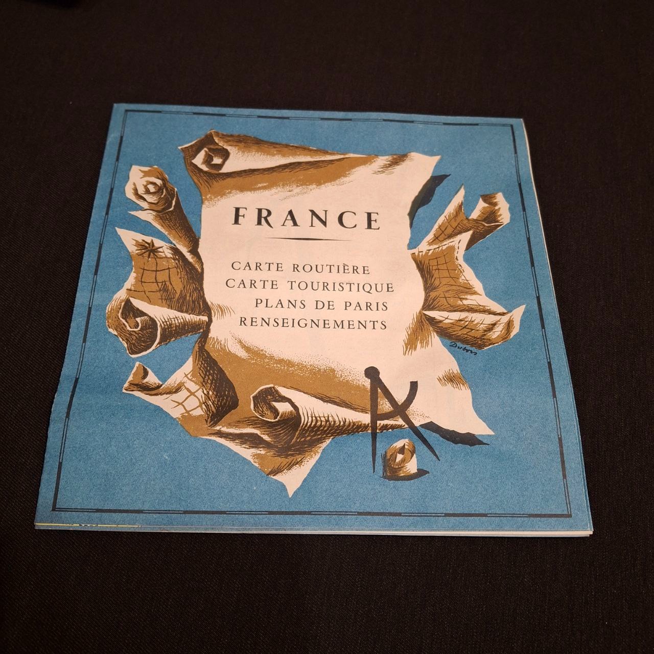 نقشه راهنمای قدیمی راهنمای شهر کشور فرانسه