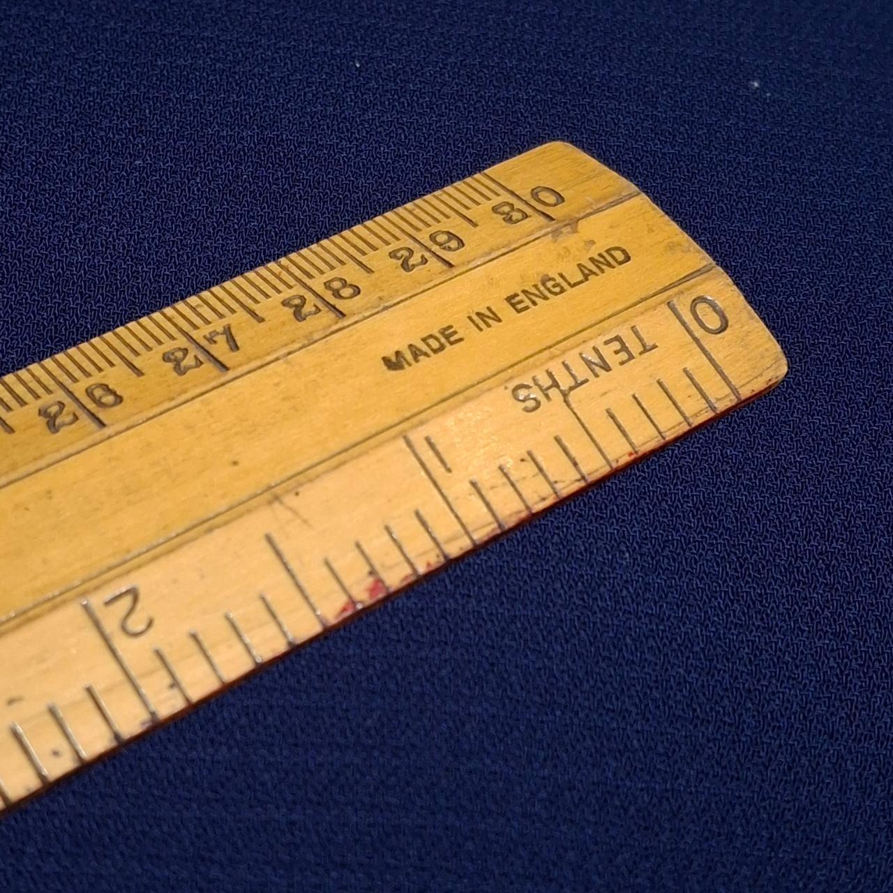 خط کش قدیمی چوبی مارک دار ساخت انگلستان