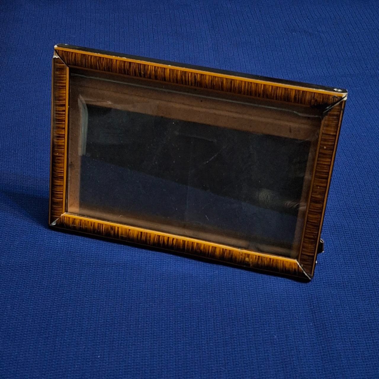 قاب عکس آنتیک قاجاری کار اروپایی پشتی فابریک