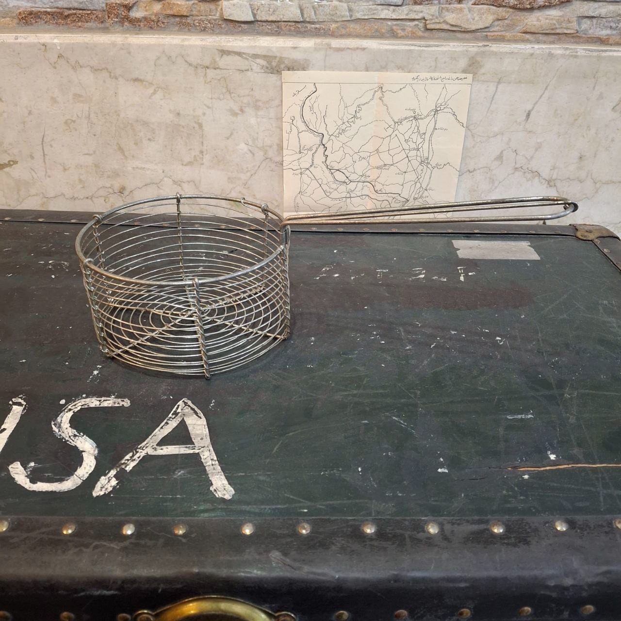 توری سرخ کن قدیمی کار خاص اروپایی