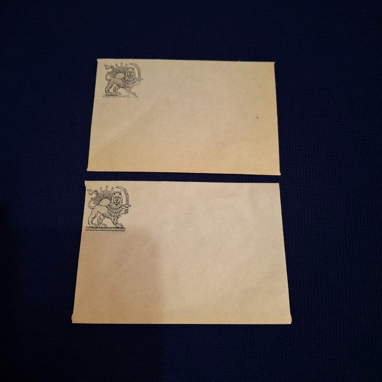 پاکت قدیمی مجموعه دو عددی سایز کارت ویزیتی