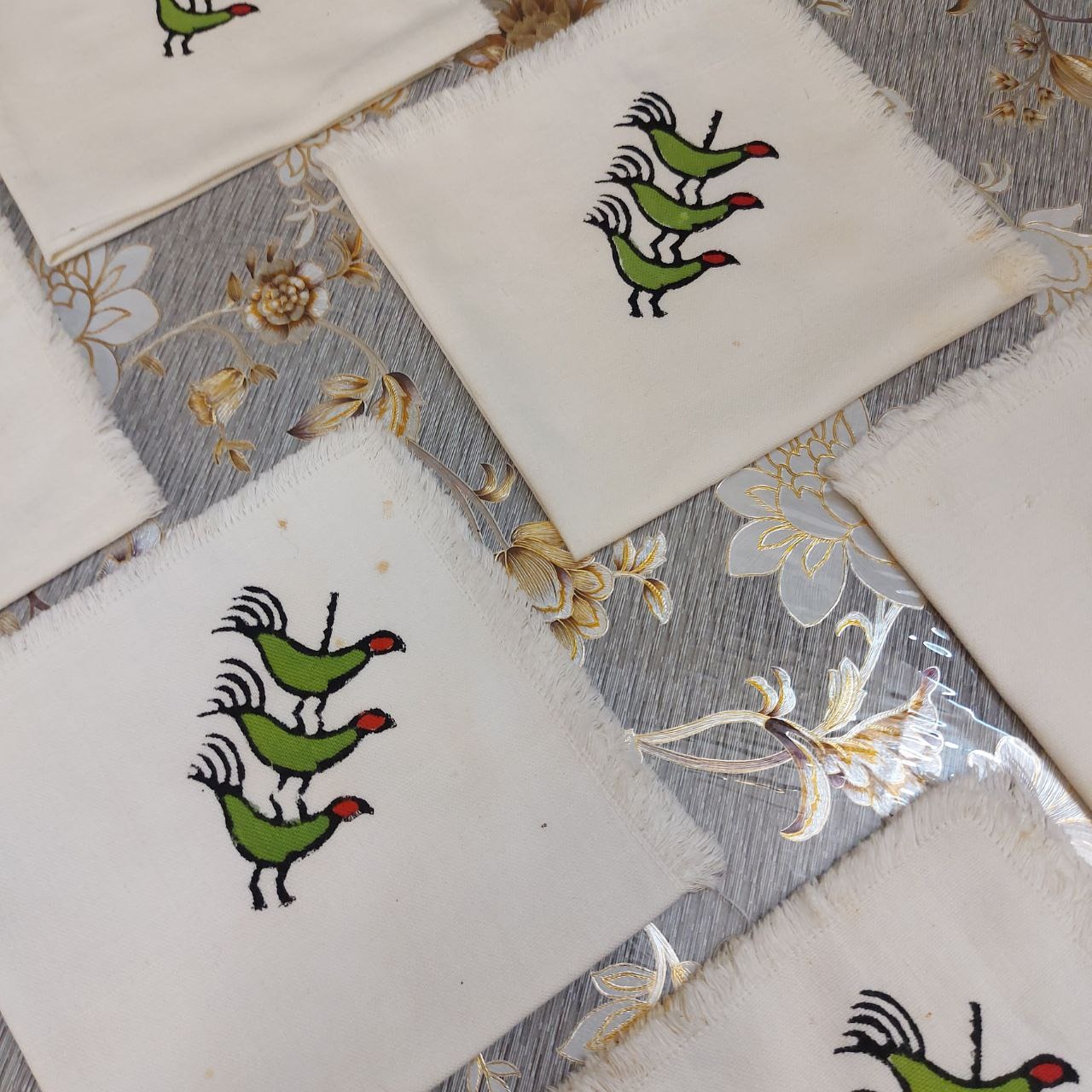 مجموعه سالفت قدیمی زیربشقابی 6 عددی پهلوی