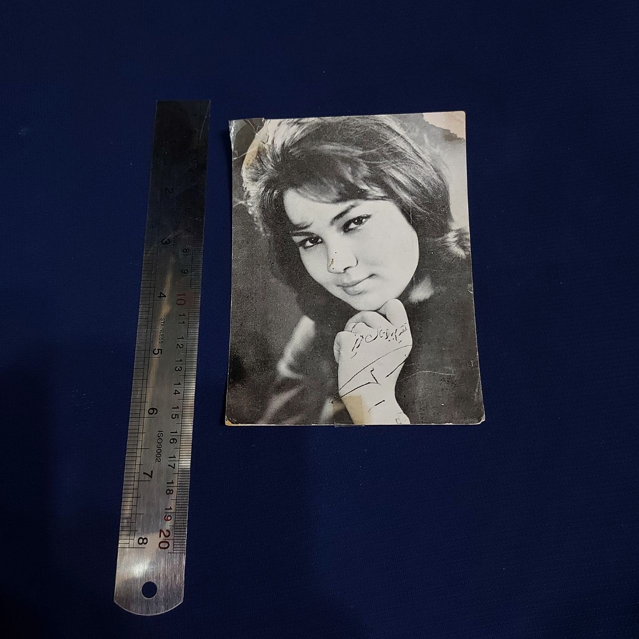 عکس هنرپیشه قدیمی امضا دار کمیاب و کلکسیونی