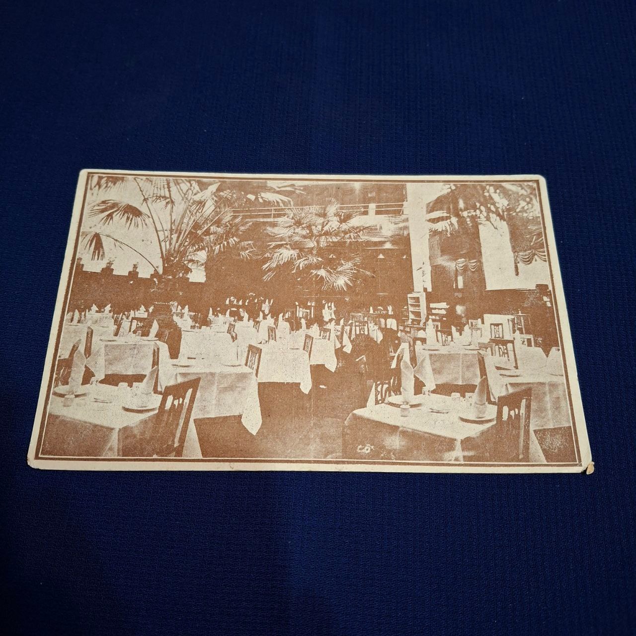 کارت پستال قدیمی رستورانی در قسطنطنیه عثمانی