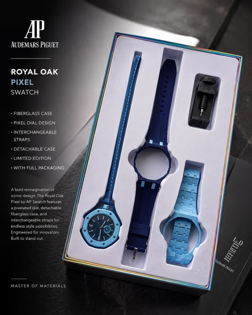 ساعت اسپرت سواچ پیگه AP × Swatch Royal Pop (ZZ)