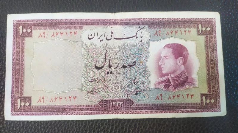 صد ریال نیم رخ