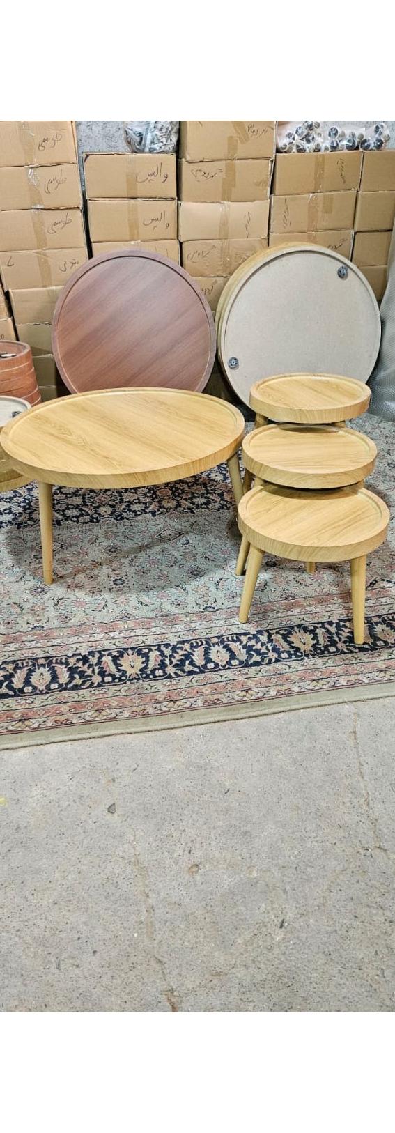 میزعسلی و جلو مبلی 4 تیکه وکیوم