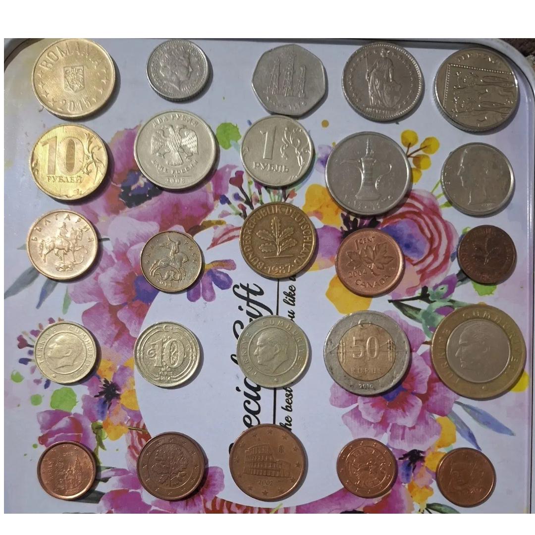 25 عدد سکه خارجی متمایز و خاص