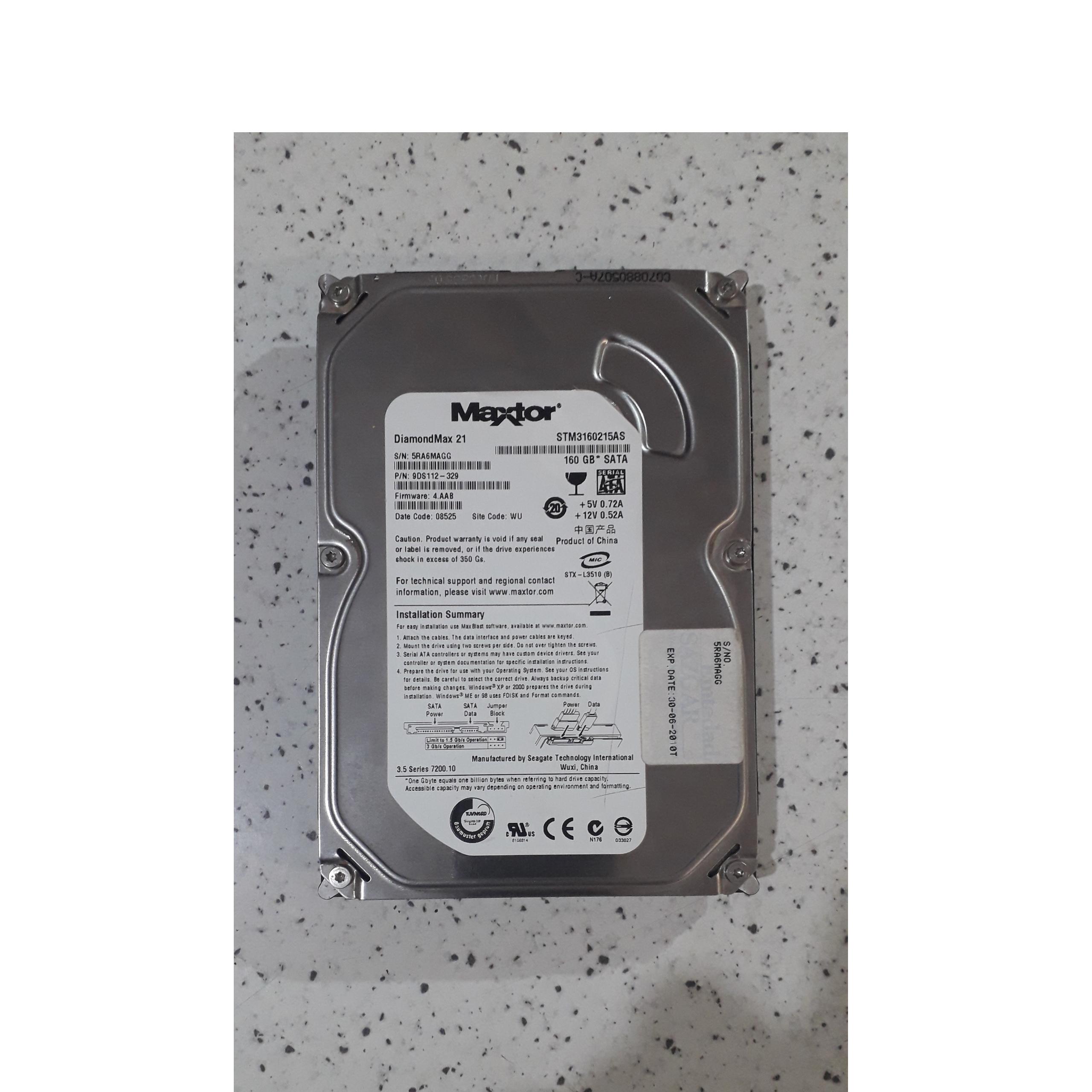 هارد 160 گیگ maxtor
