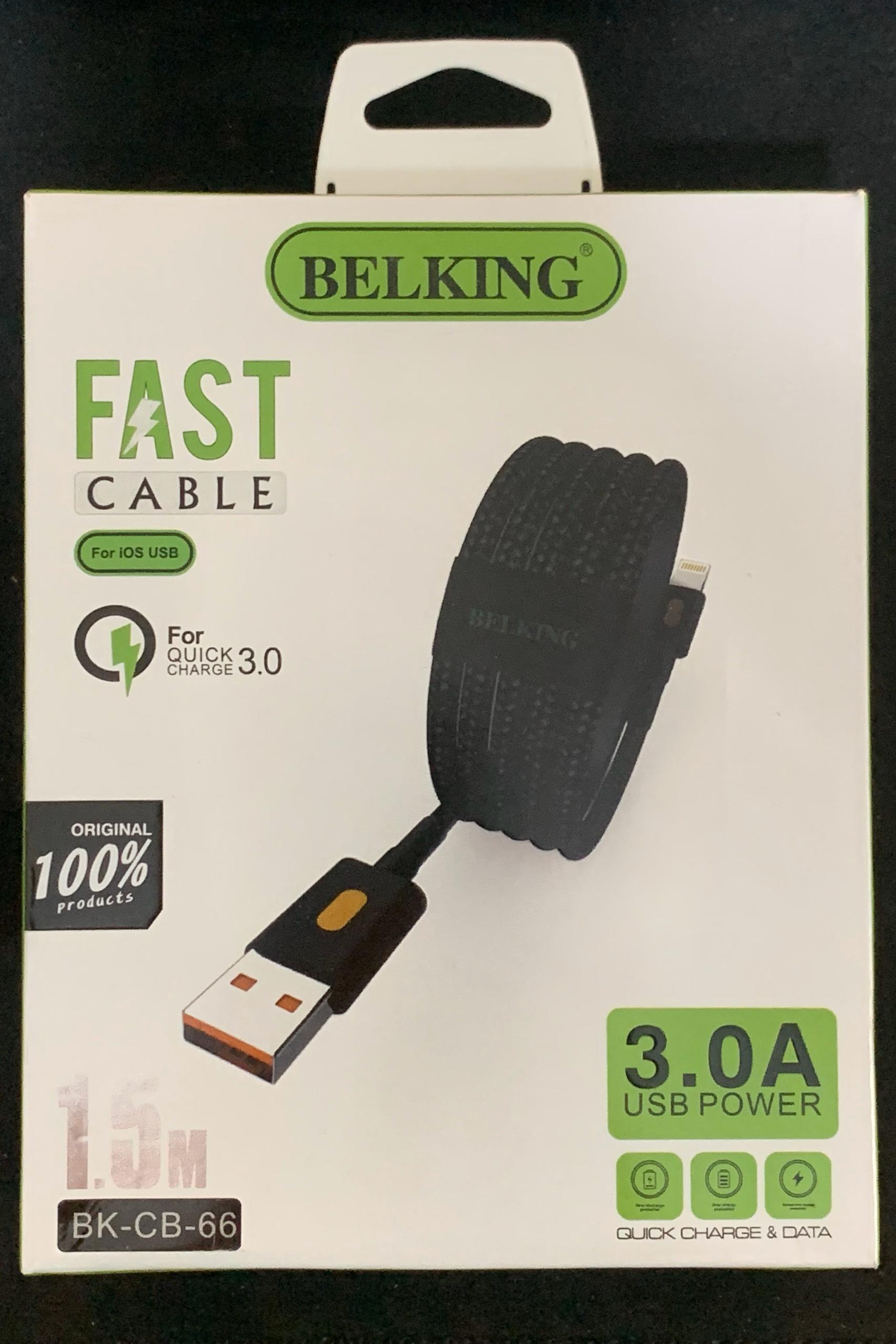 کابل USB به Lightning مدل BK-CB-66 | طول 1.5 متر