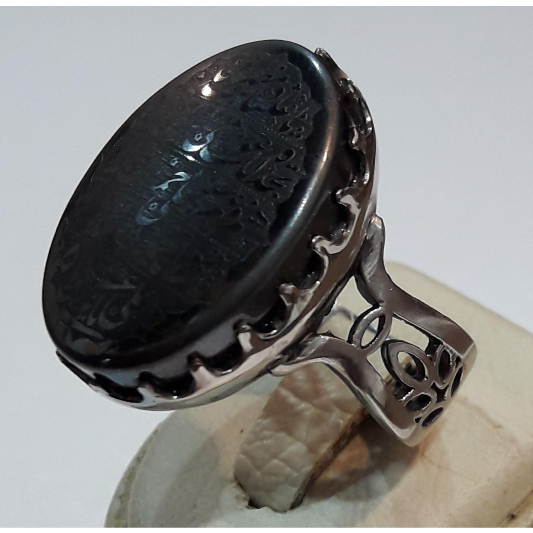 انگشتر زیبای حدید نادعلی ع