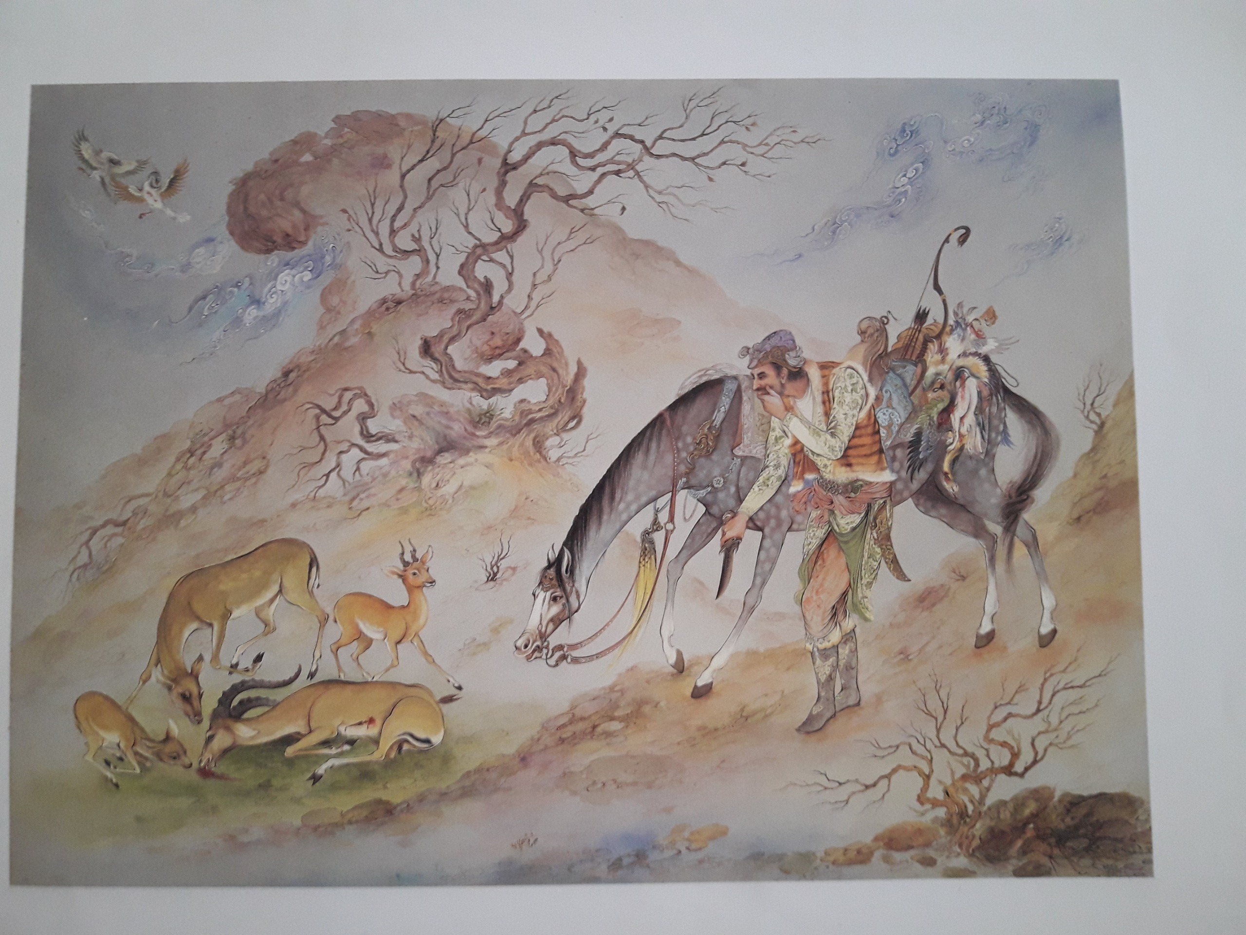 پوستر قدیمی اثر استاد فرشچیان