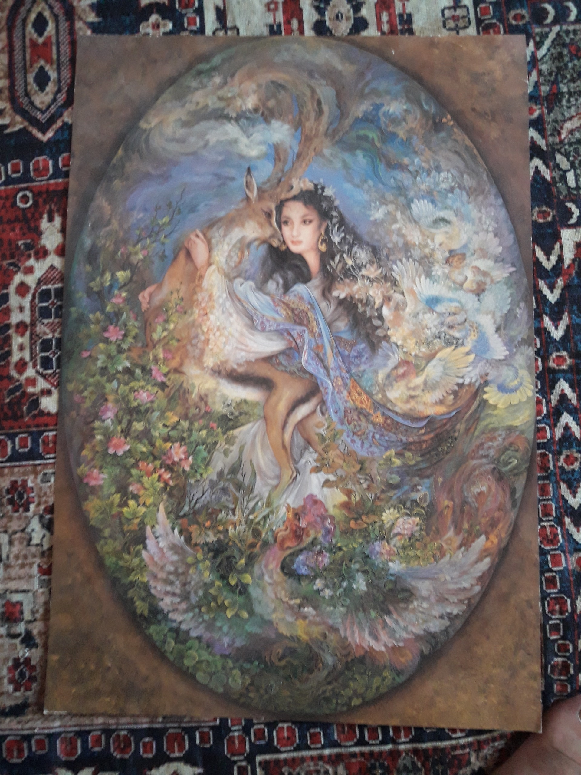 پوستر قدیمی اثر استاد فرشچیان