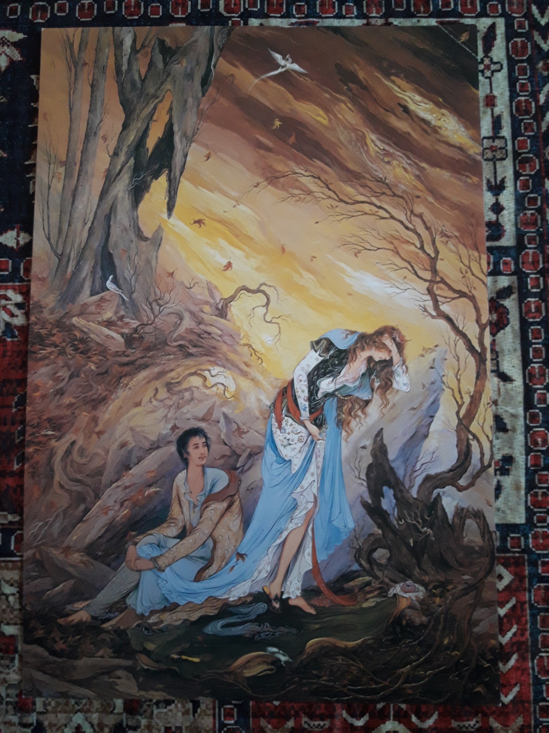 پوستر قدیمی اثر استاد فرشچیان