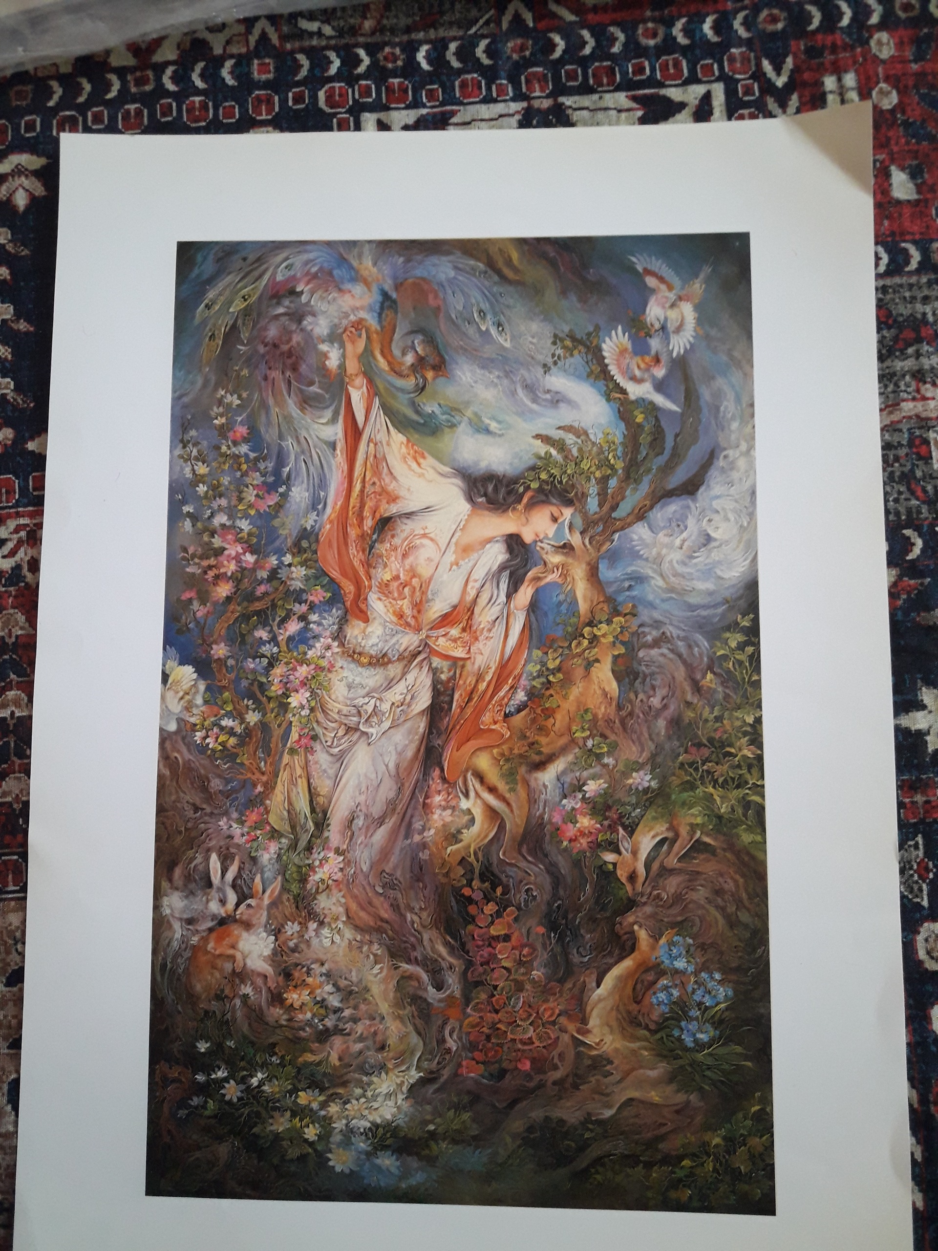 پوستر قدیمی اثر استاد فرشچیان