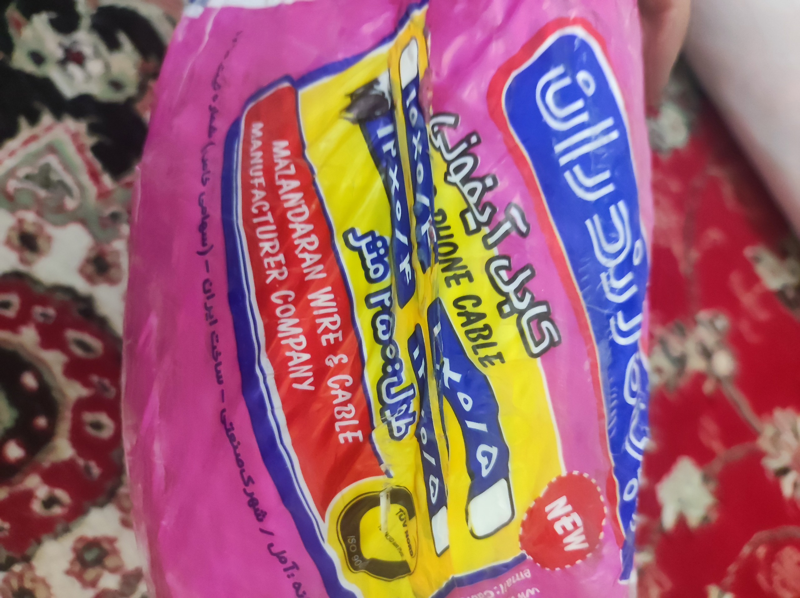 سیم تلفنی 12 رشته مسی (250متر)