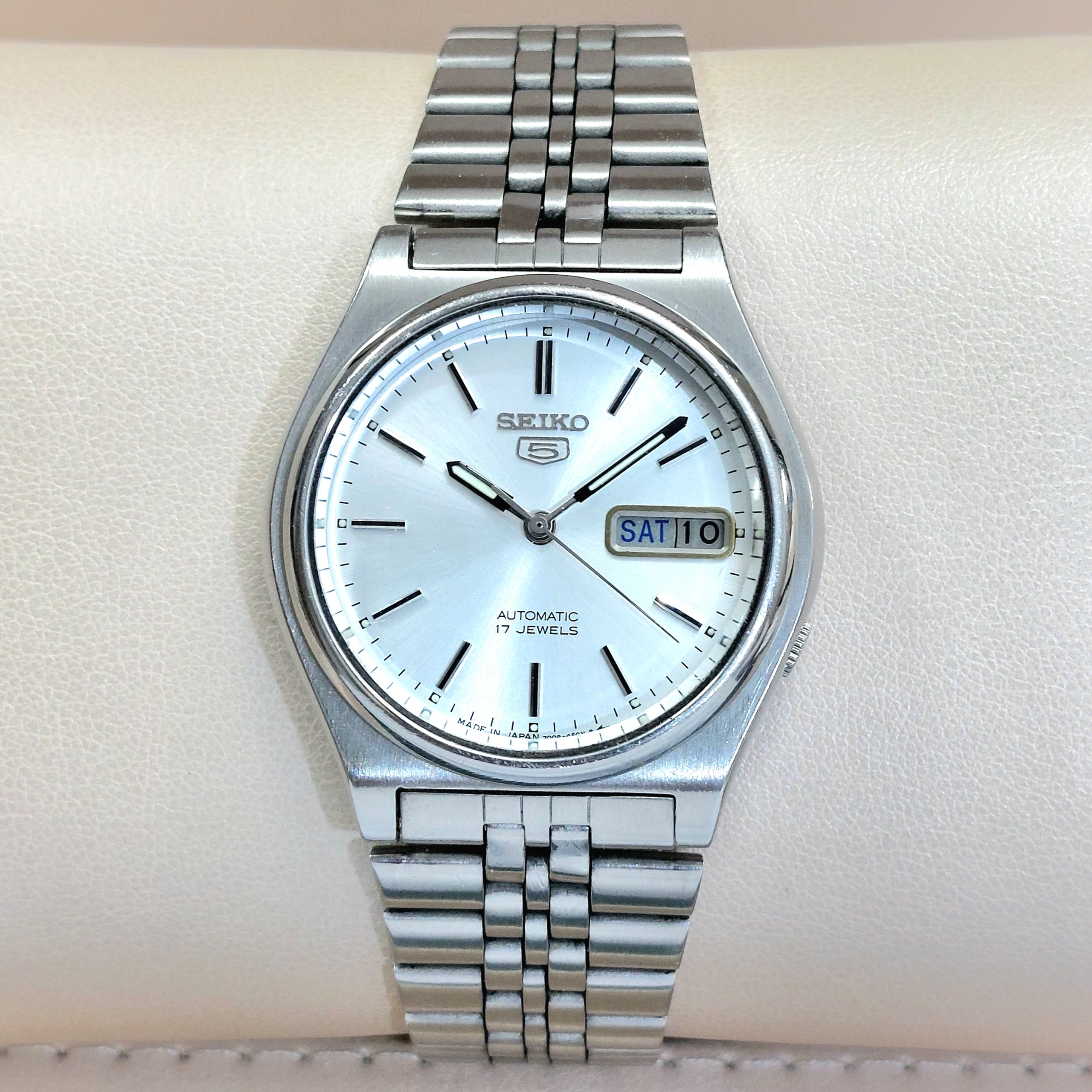 SEIKO اتوماتیک ژاپن 7009 تقویم پمپی درحدآک