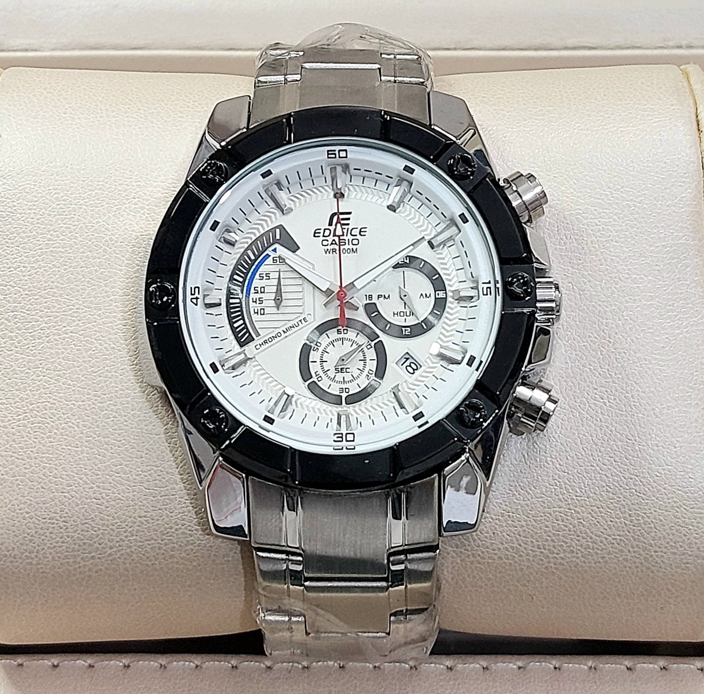 CASIO کرنوگراف 4موتور فعال تقویم دار لاکچری