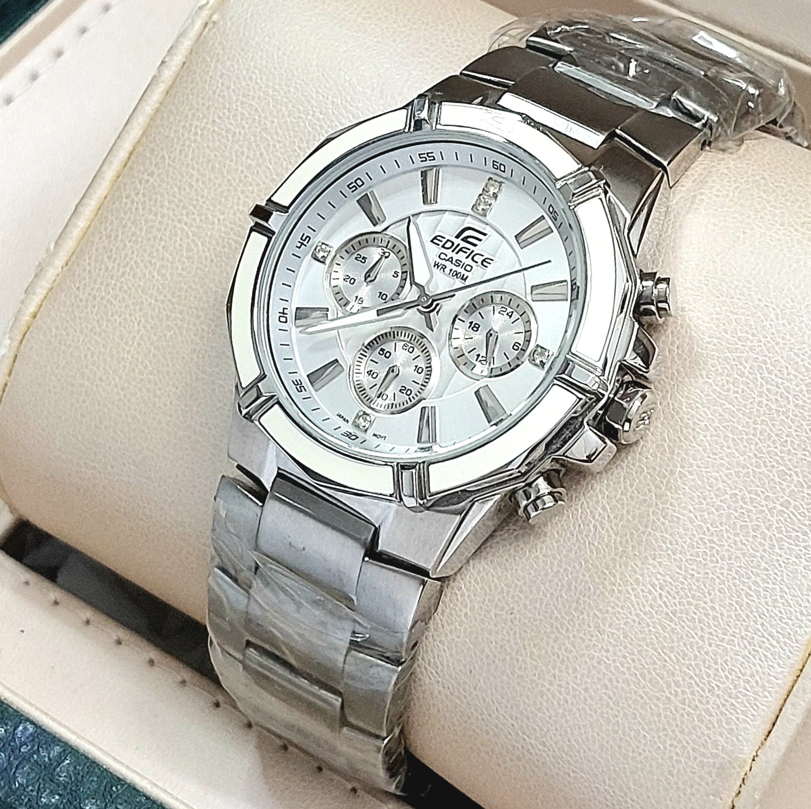 CASIO ژاپن کرنوگراف 4موتوره مومنت اورجینال ژاپن