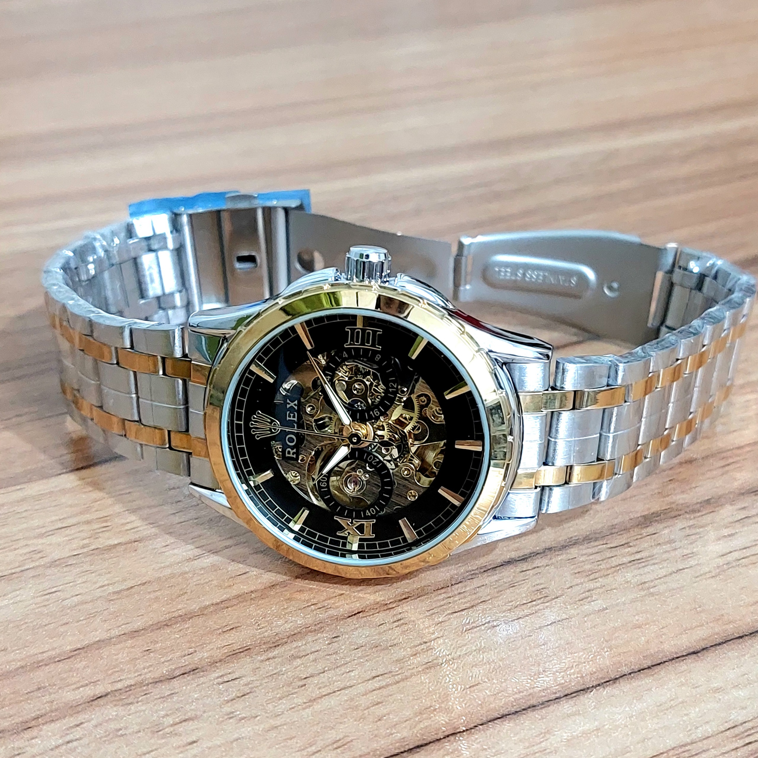 ROLEX اتوماتیک و کوکی پشت شیشه ای لاکچری