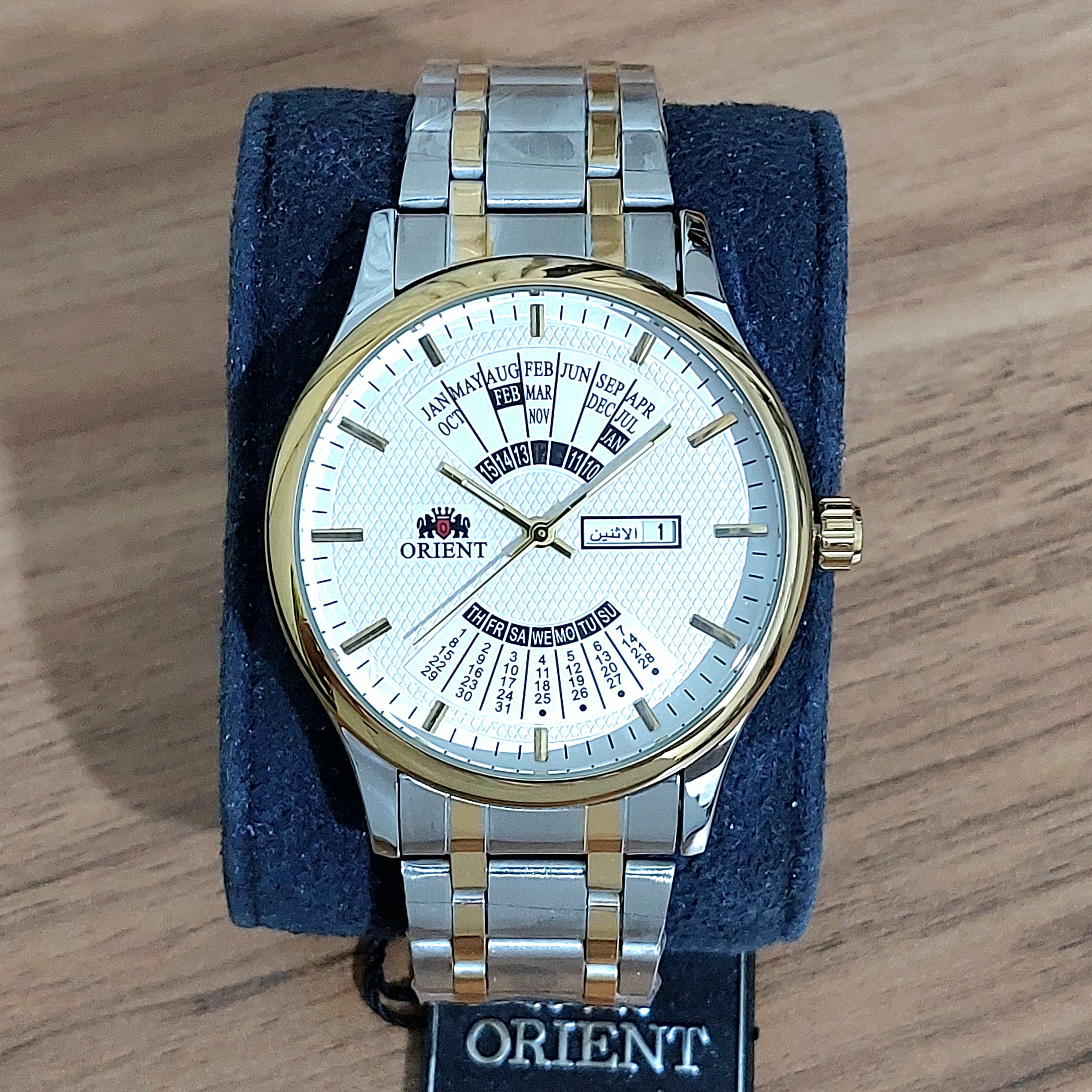 ORIENT دوتقویم طرح آنتیک مولتی کلندر خاص