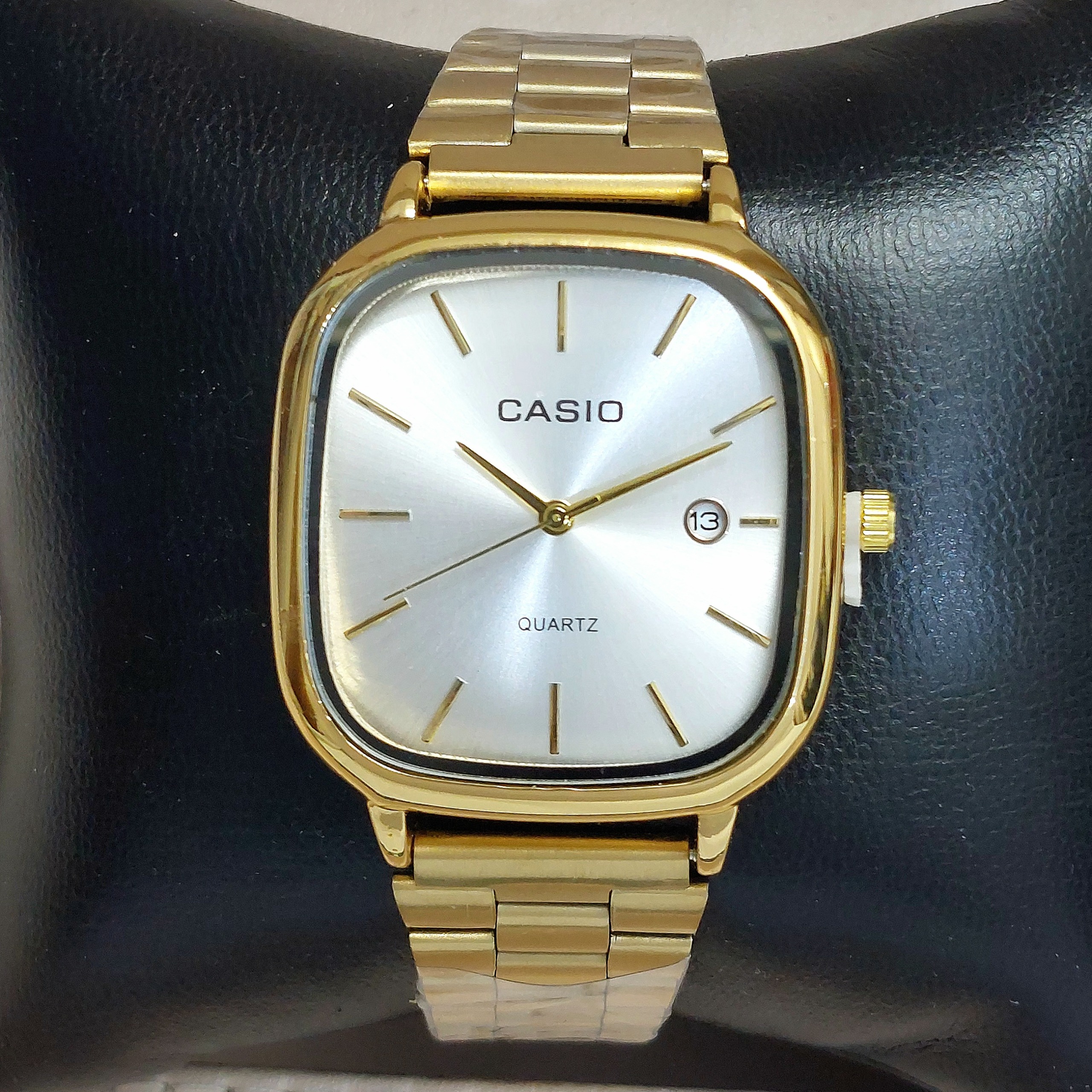 CASIO کلاسیک تقویم دار مردانه تمام طلایی