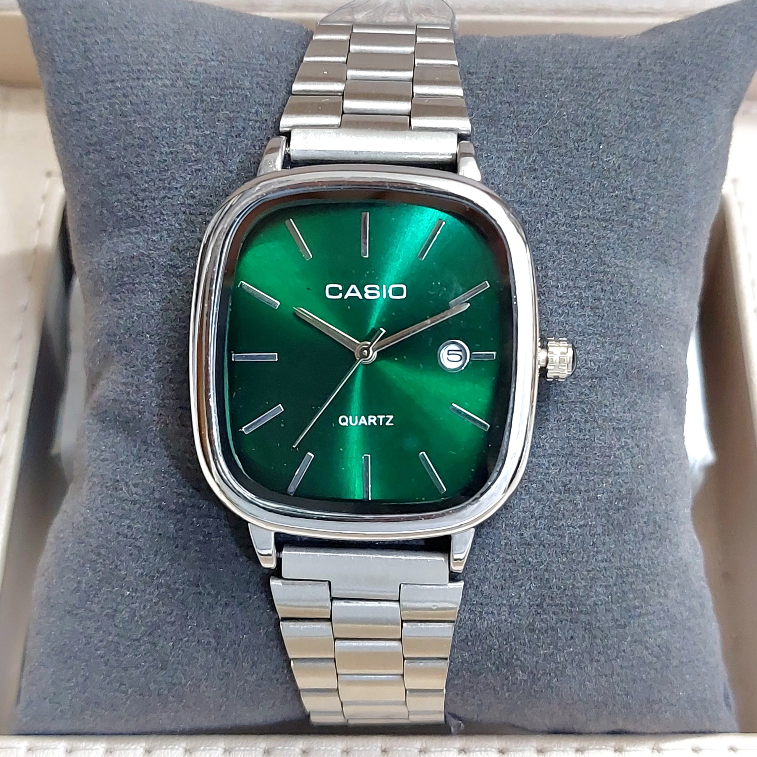 CASIO کلاسیک تقویم دار مردانه صفحه خوشرنگ