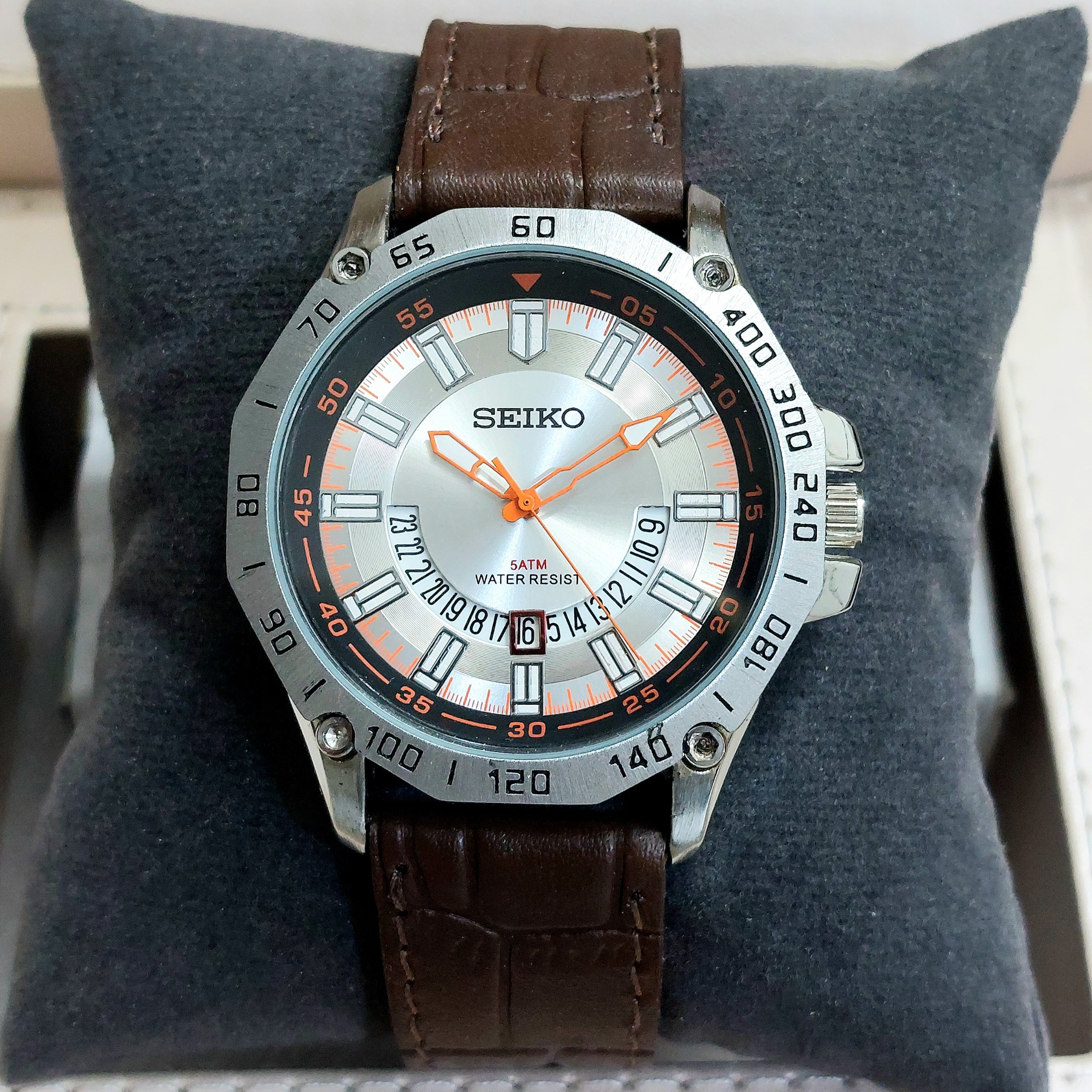 موتور ژاپن SEIKO خلبانی تقویم دار مخصوص آقایان
