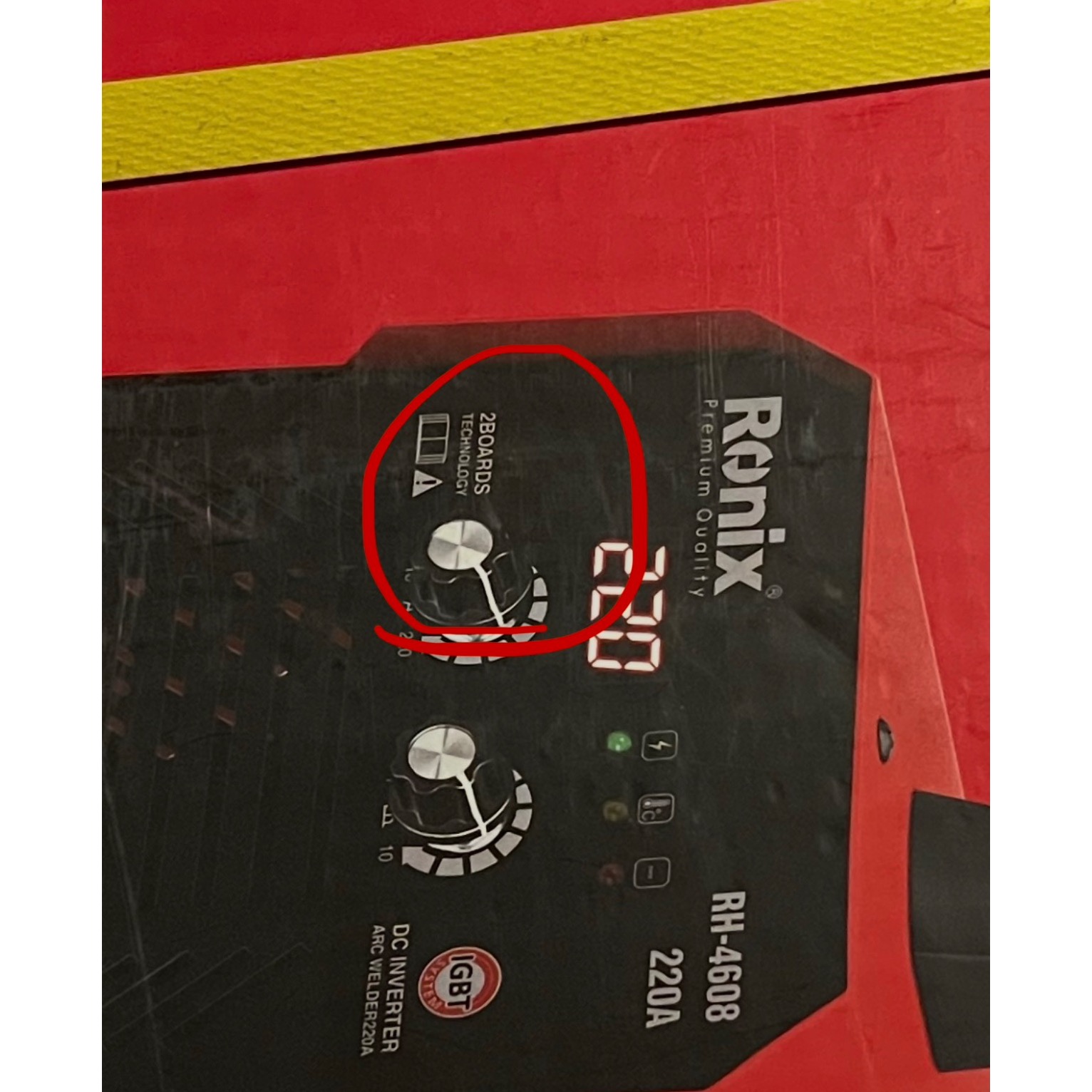 اینورتر جوشکاری Ronix RH6408 220A 2 برد
