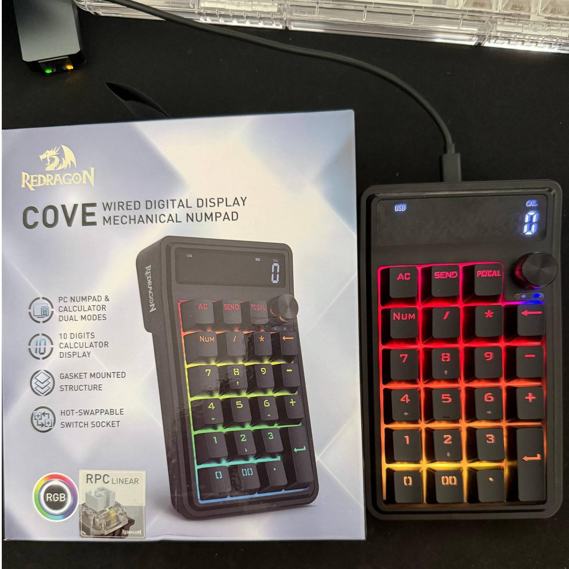 کیبورد نامپد redragon k733 cove
