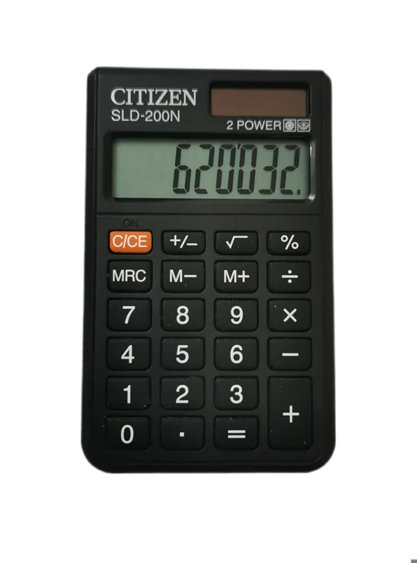 ماشین حساب سیتیزن خورشیدی مدل sld-200n