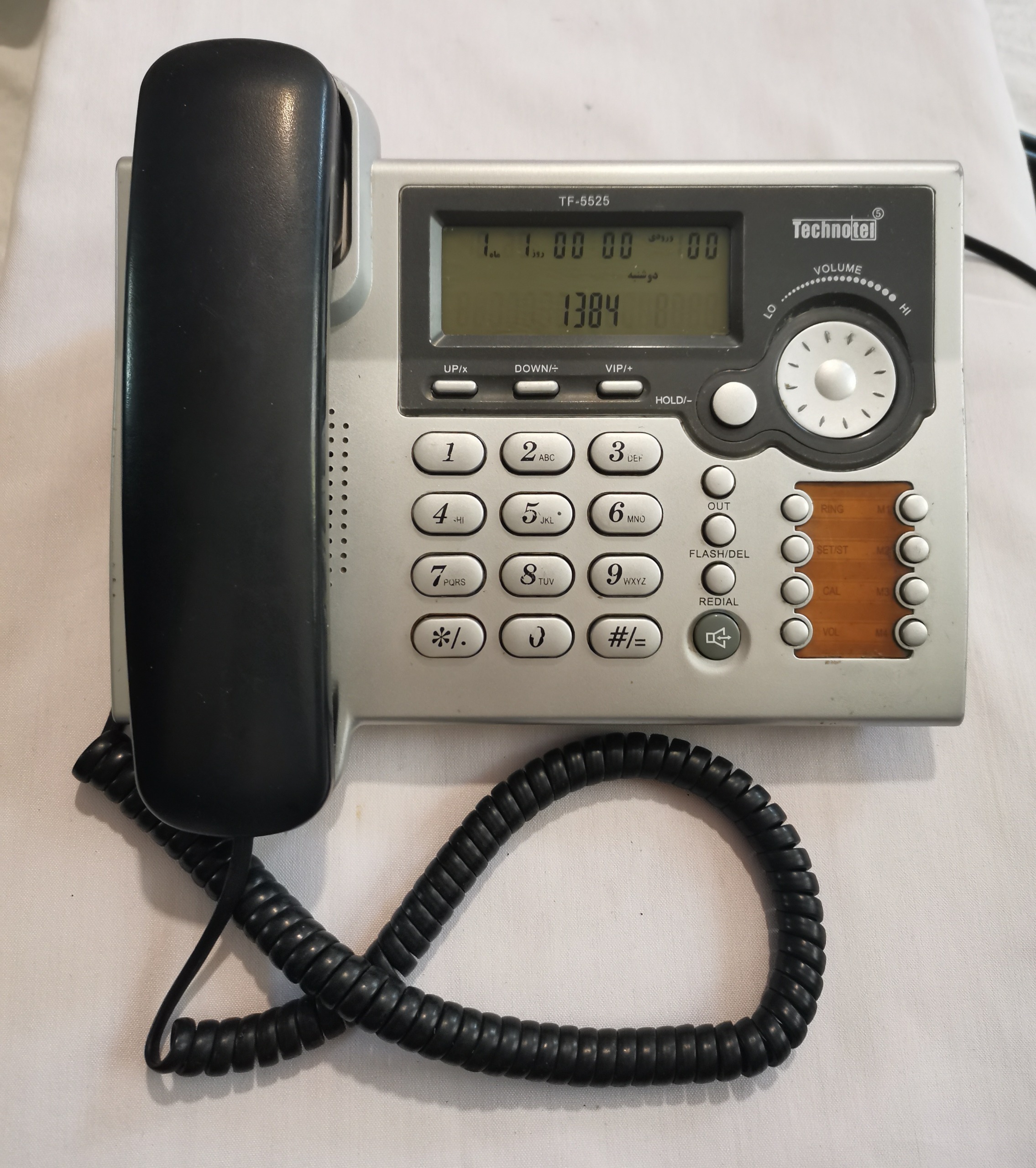 تلفن باسیم رومیزی تکنوتل (توضیح دارد