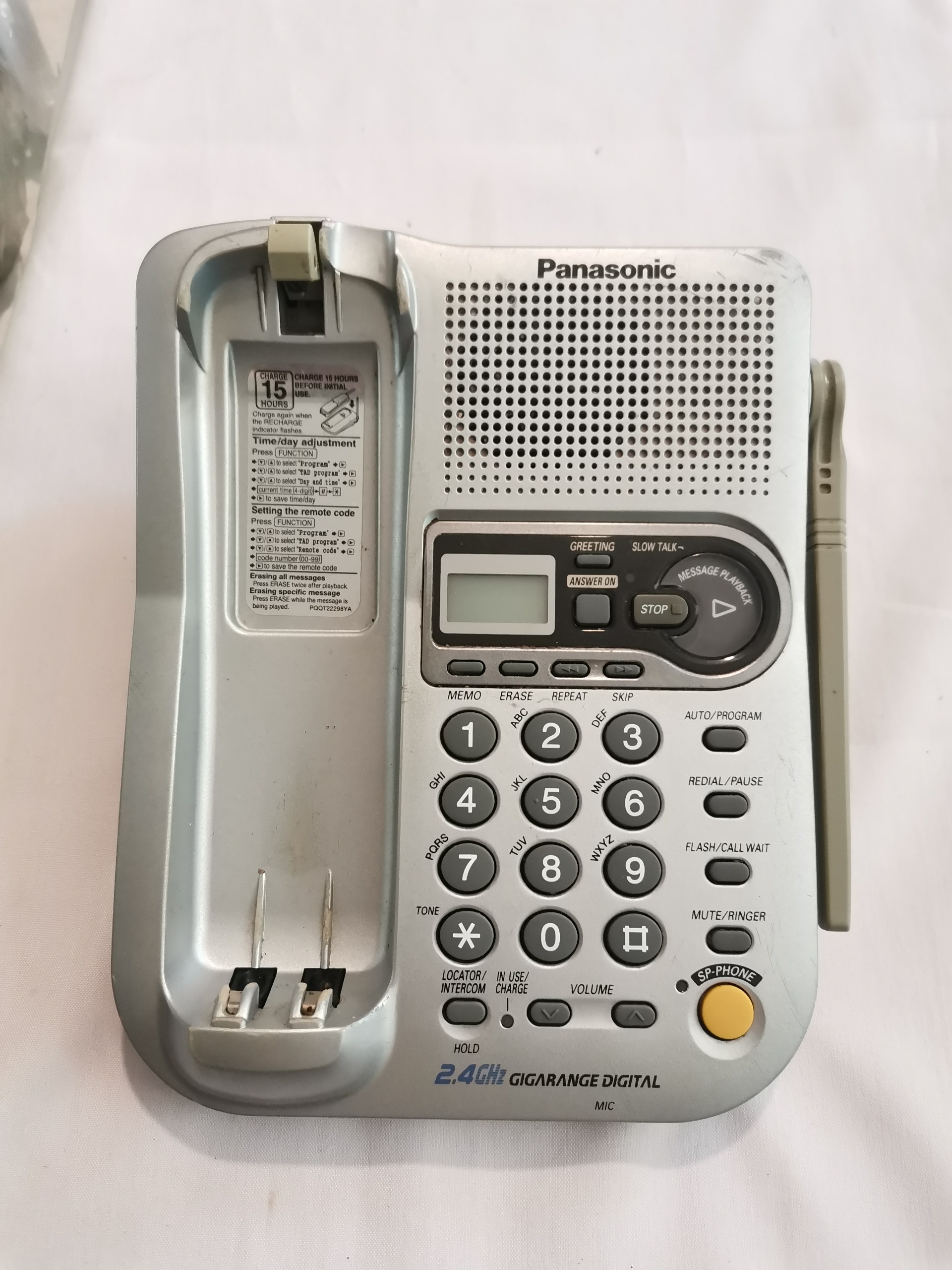 پایه تلفن بی سیمی پاناسونیک مدل KX-TG2257BXS