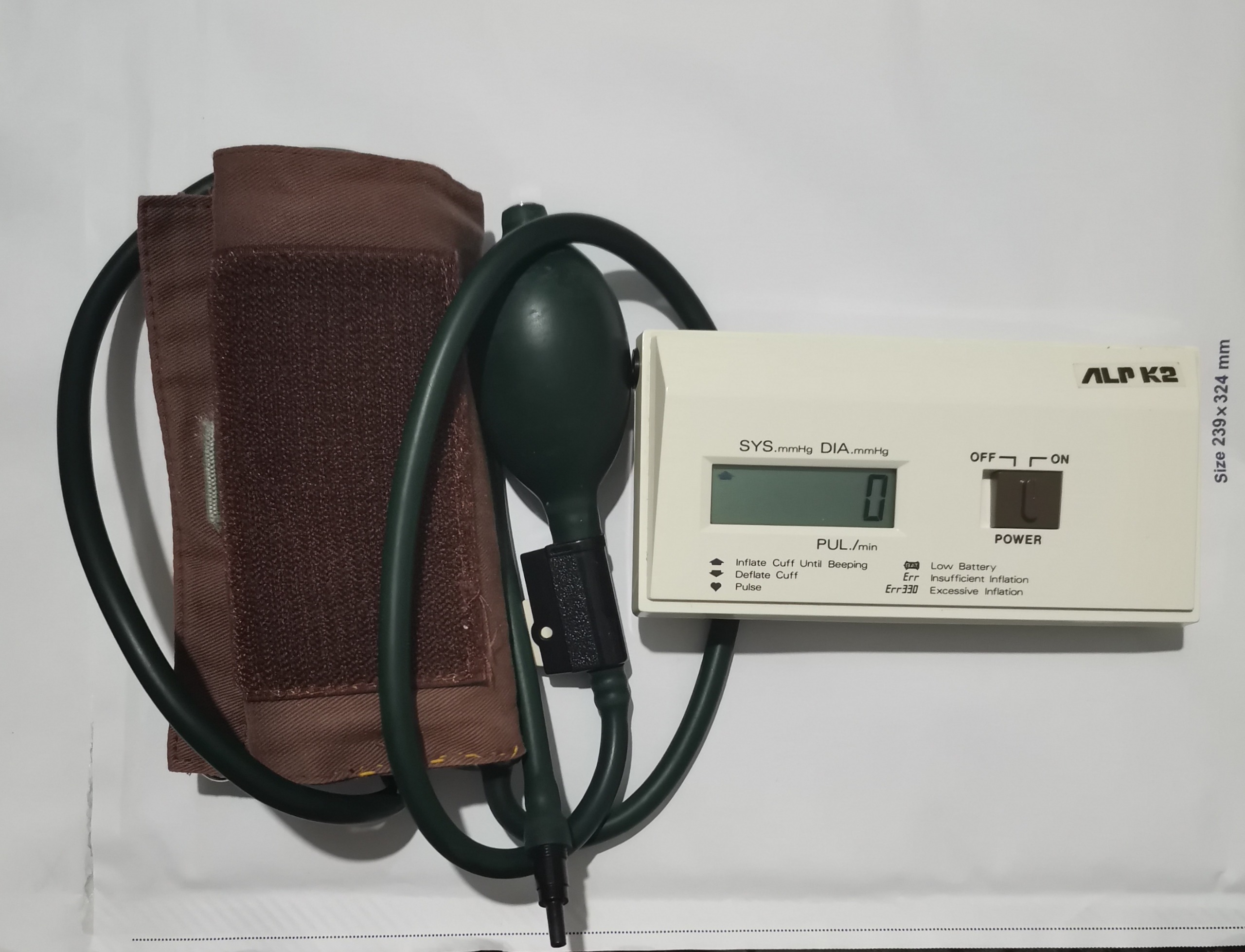 فشارسنج بازویی ساخت ژاپن مدل ALPK2 DS-115