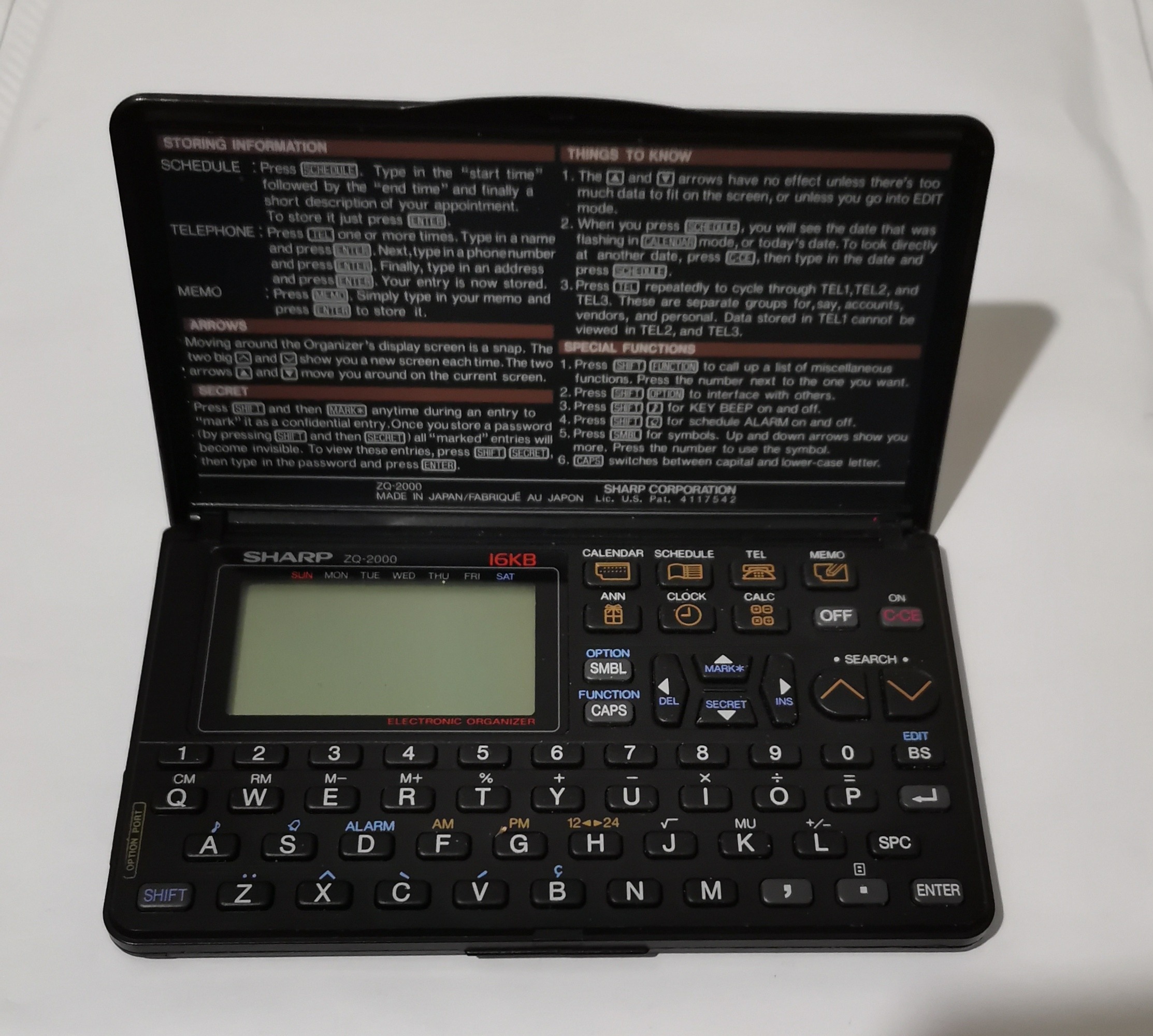اورگانایزر ماشین حساب شارپ Electronic Organizer