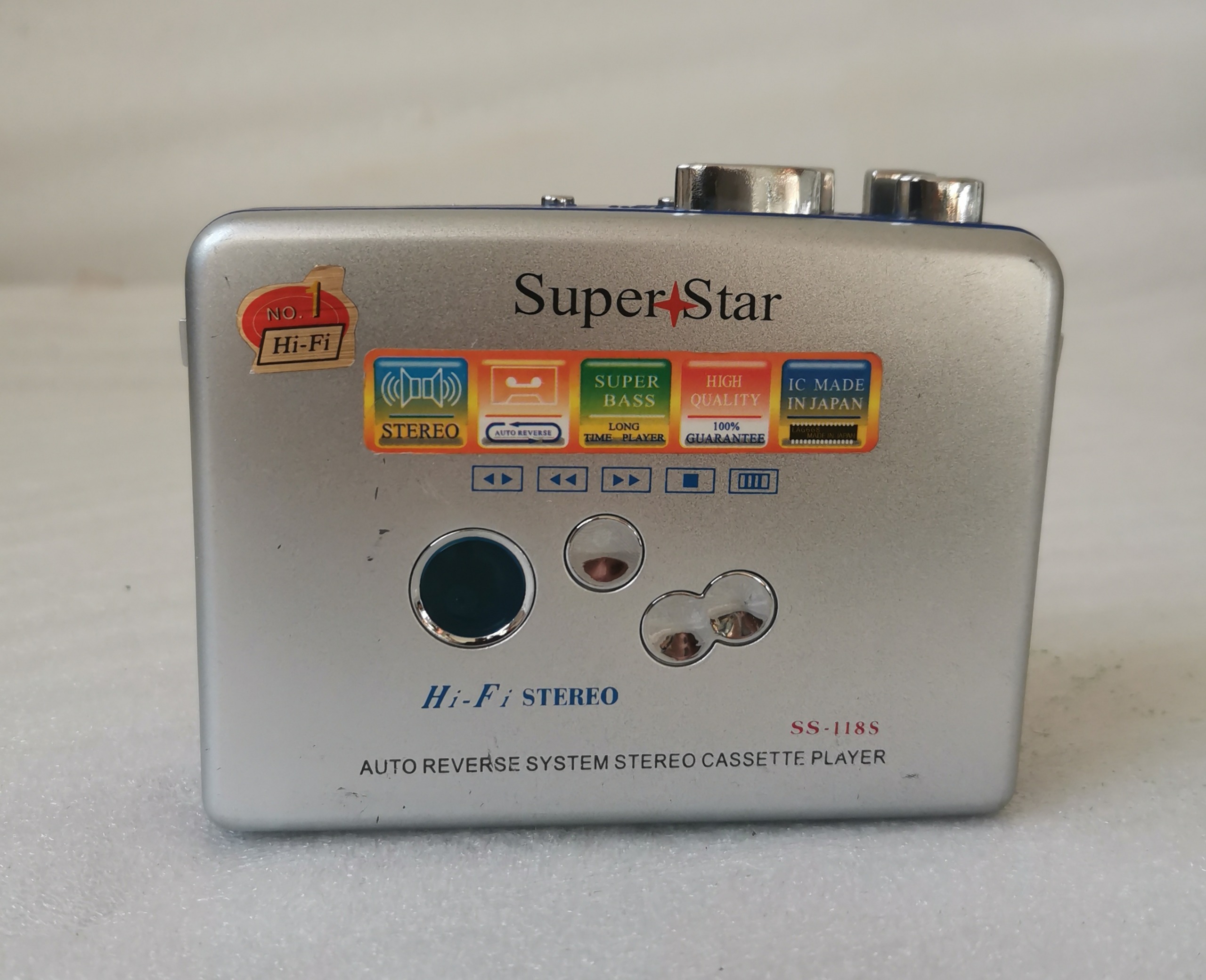 واکمن دولبه قدیمی کاست خور ژاپن