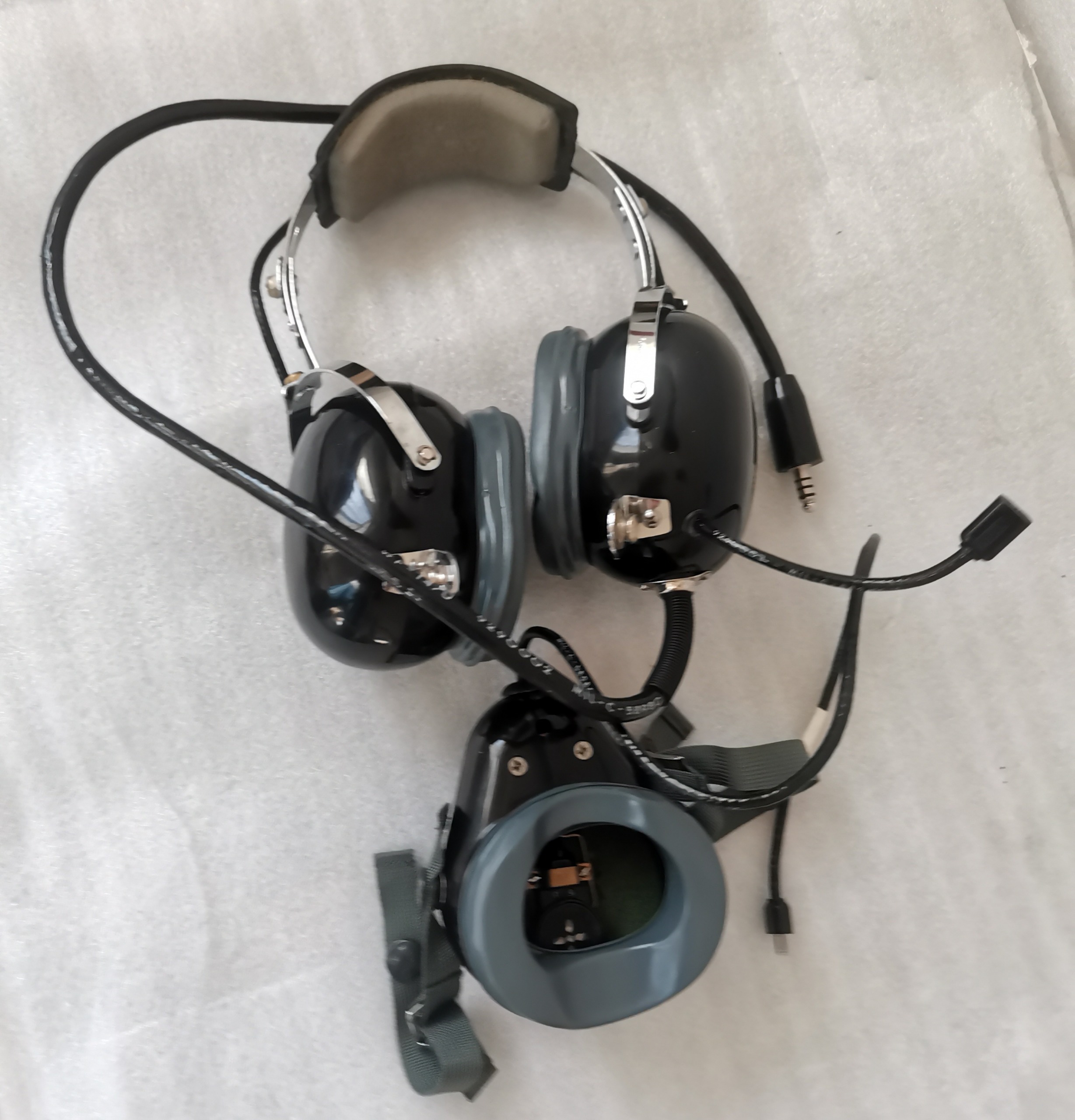 هدست تکنسین پرواز آمریکایی دیوید کلارک