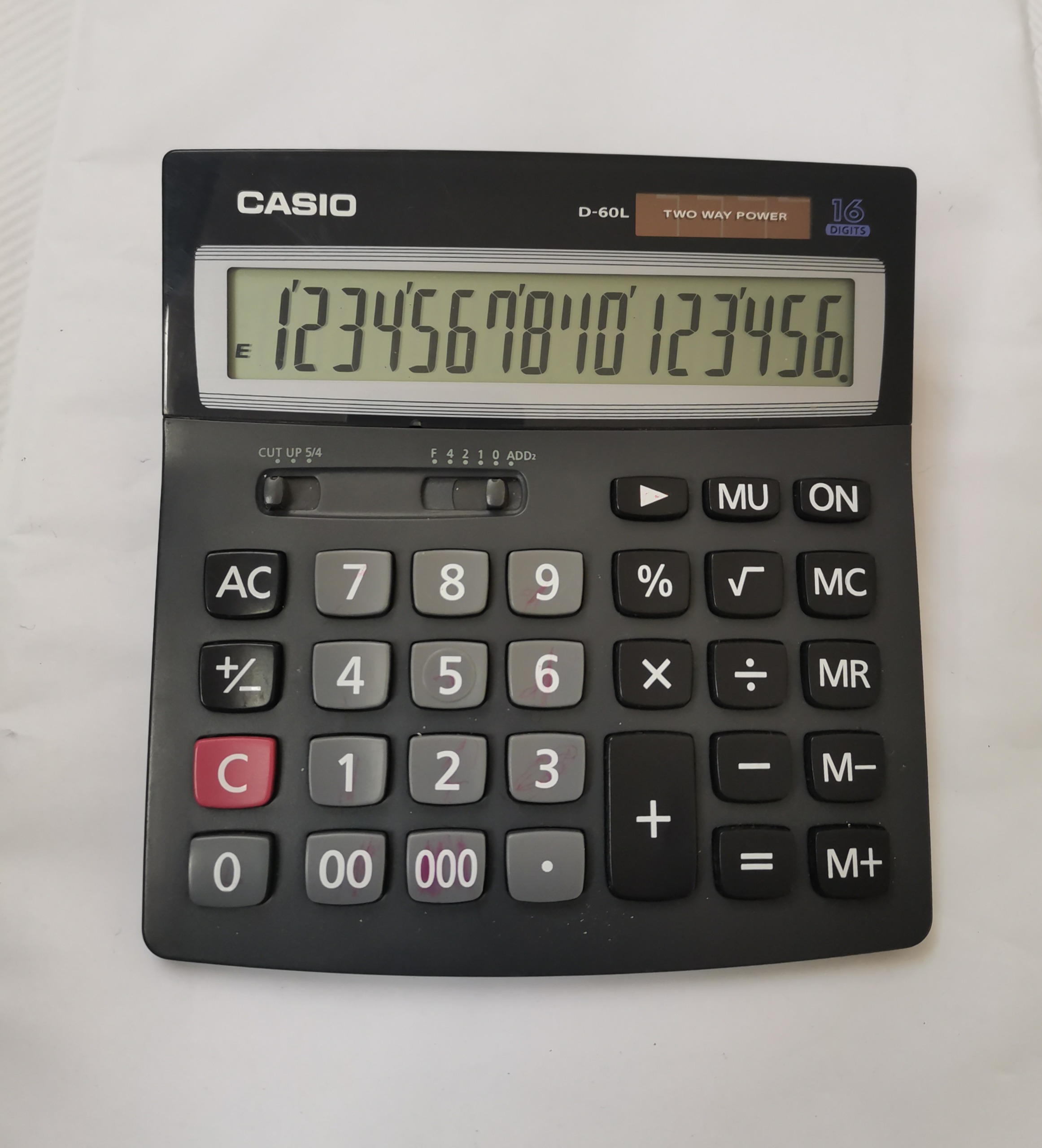 ماشین حساب 16 رقمی کاسیو مدل CASIO  D-60L