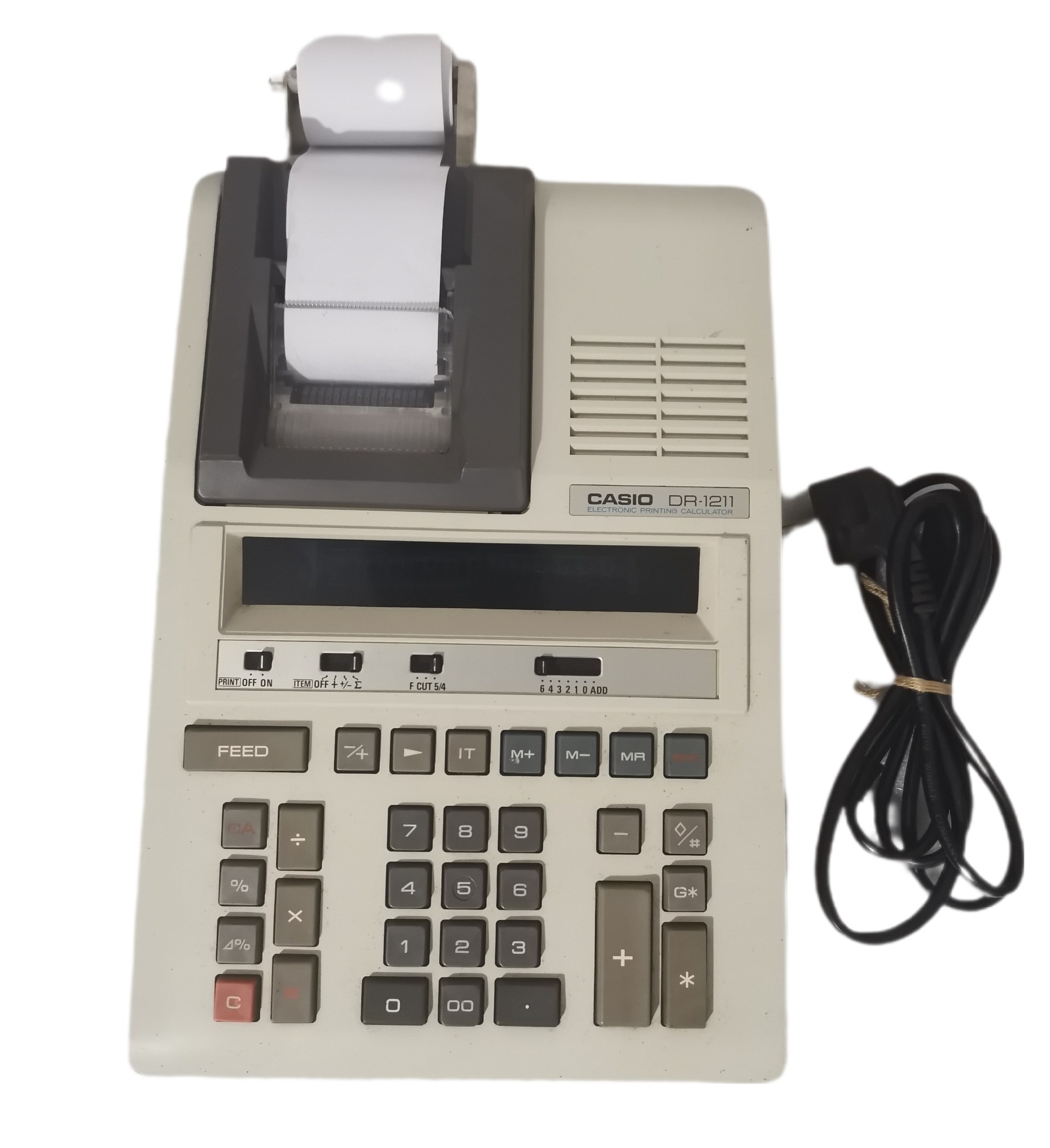 ماشین حساب لامپی کاسیو ژاپن مدل DR-1211